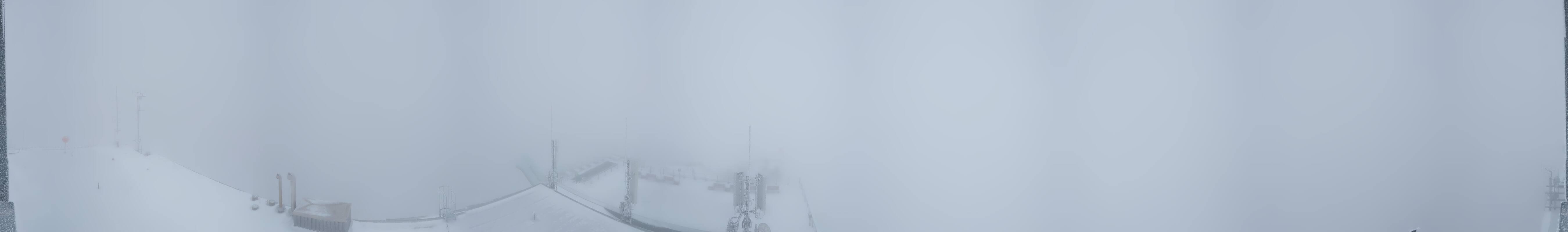 Archiv Foto Webcam Dachstein Gletscher: Panoramablick von der Bergstation