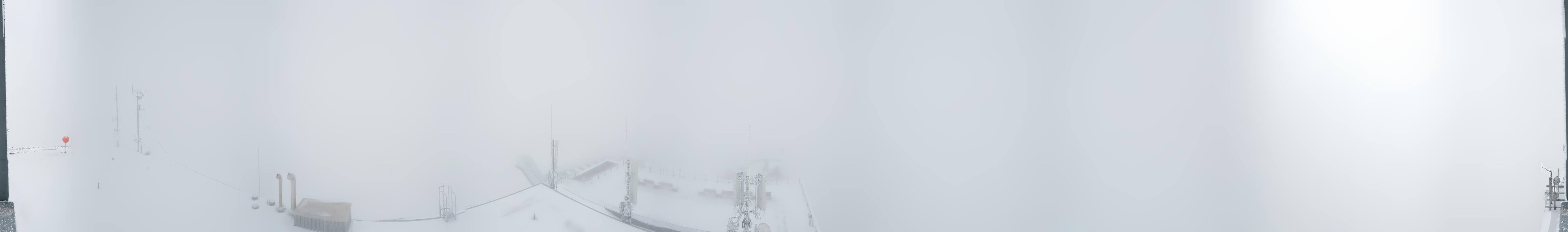 Archiv Foto Webcam Dachstein Gletscher: Panoramablick von der Bergstation