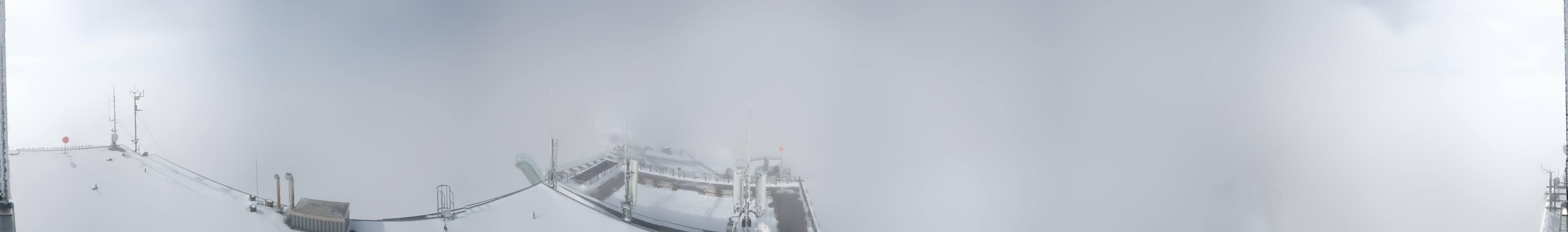 Archiv Foto Webcam Dachstein Gletscher: Panoramablick von der Bergstation