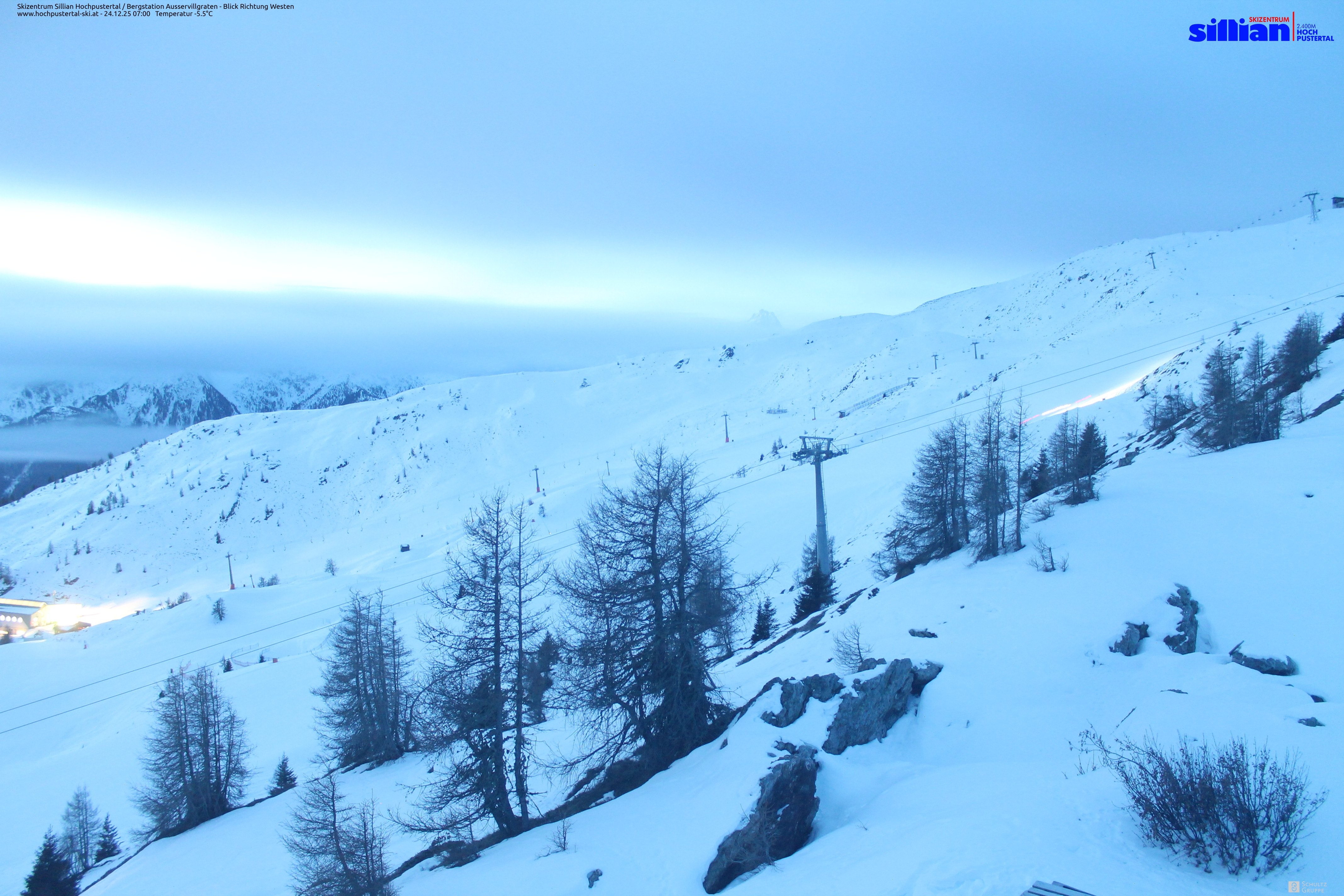 Archiv Foto Webcam Ausservillgraten im Thurntaler-Gebiet