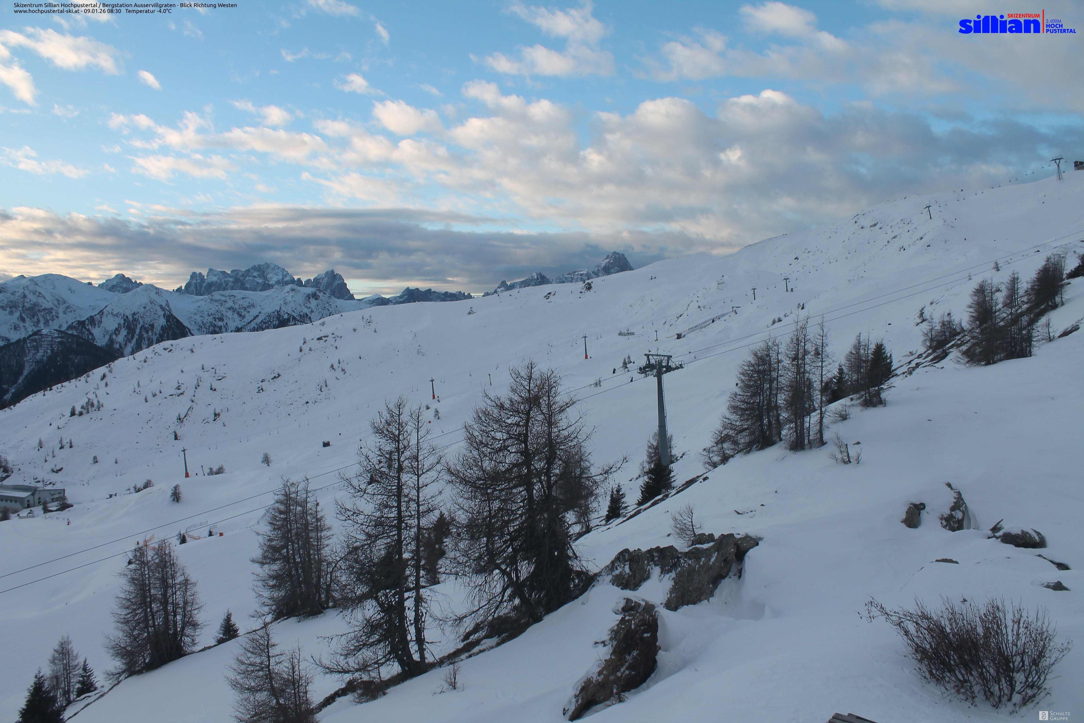 Archiv Foto Webcam Ausservillgraten im Thurntaler-Gebiet