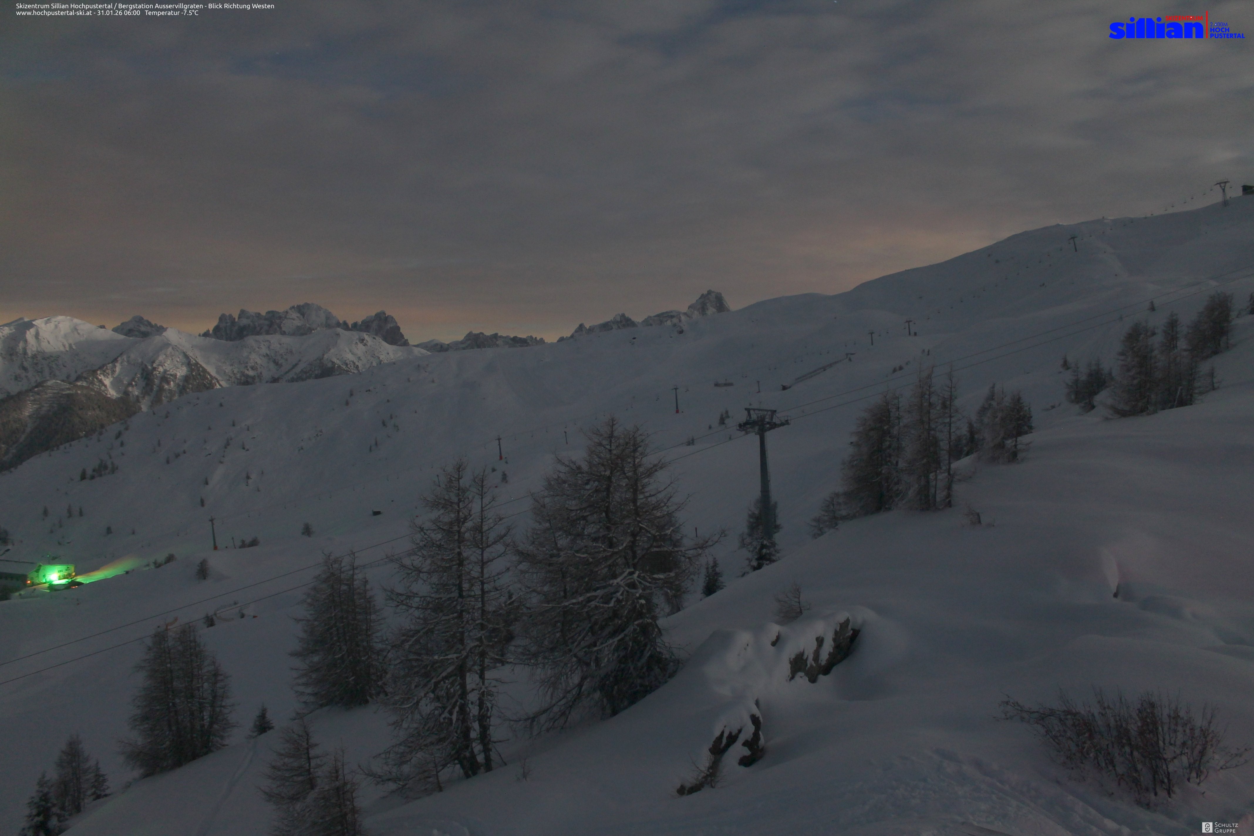 Archiv Foto Webcam Ausservillgraten im Thurntaler-Gebiet