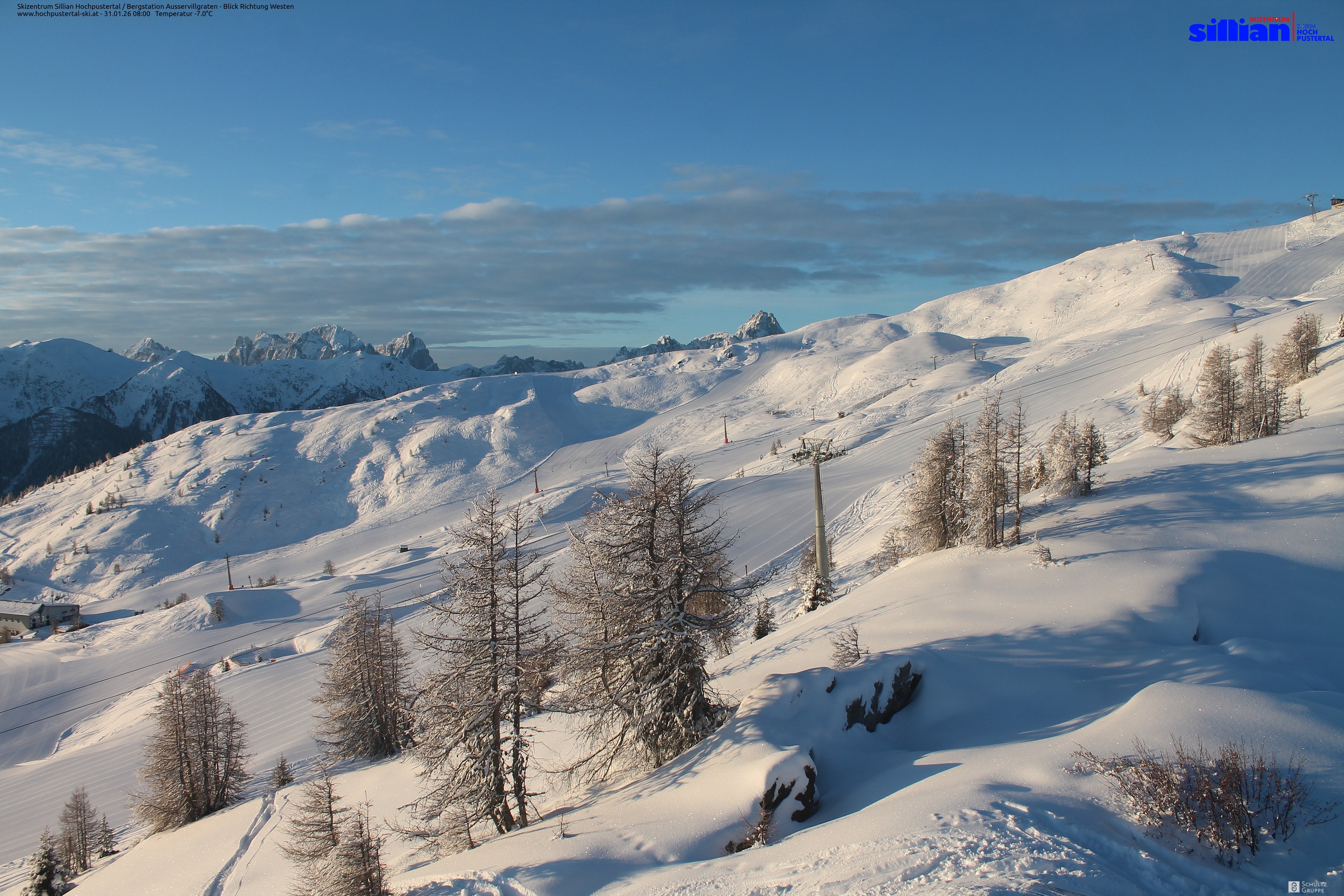 Archiv Foto Webcam Ausservillgraten im Thurntaler-Gebiet