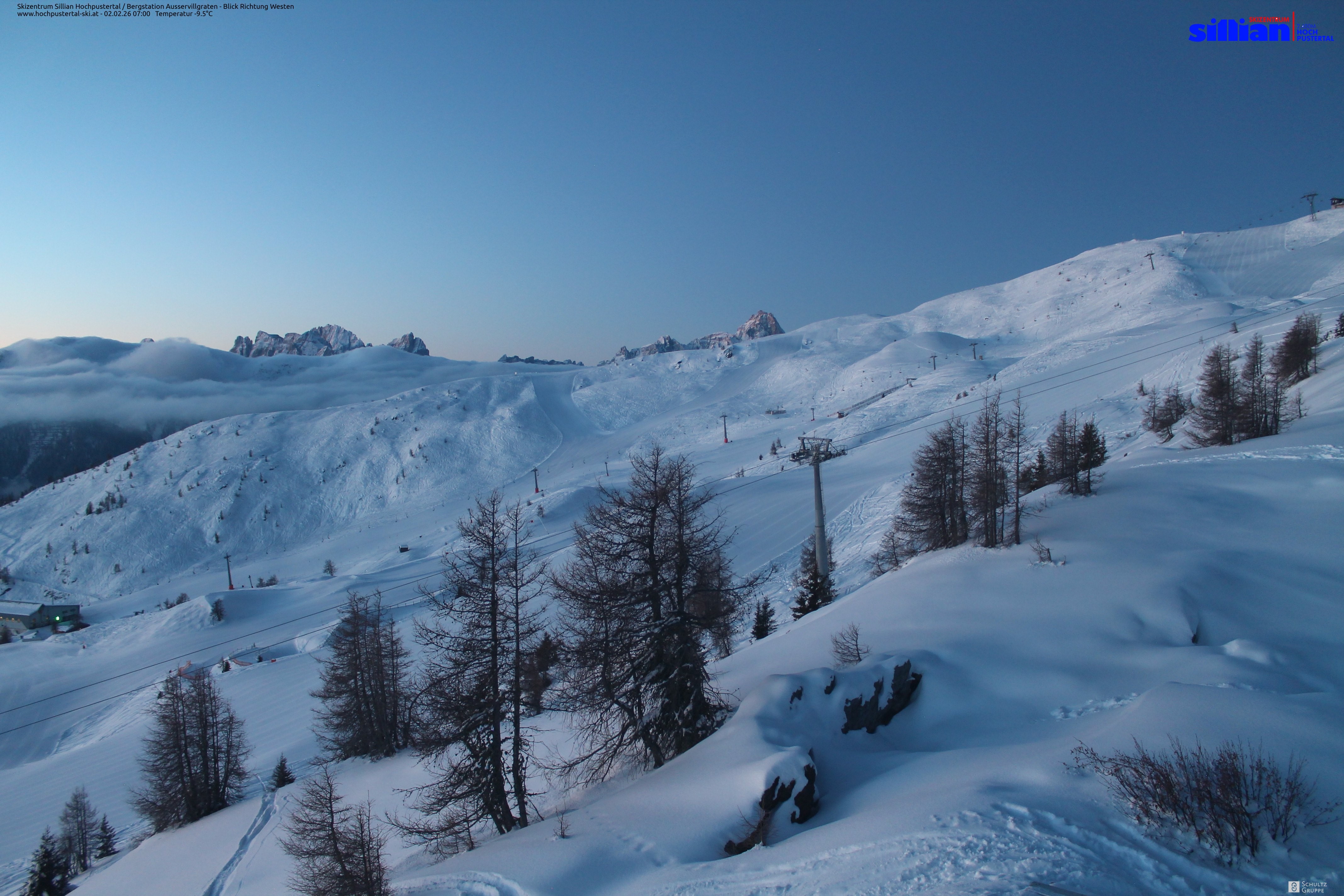 Archiv Foto Webcam Ausservillgraten im Thurntaler-Gebiet