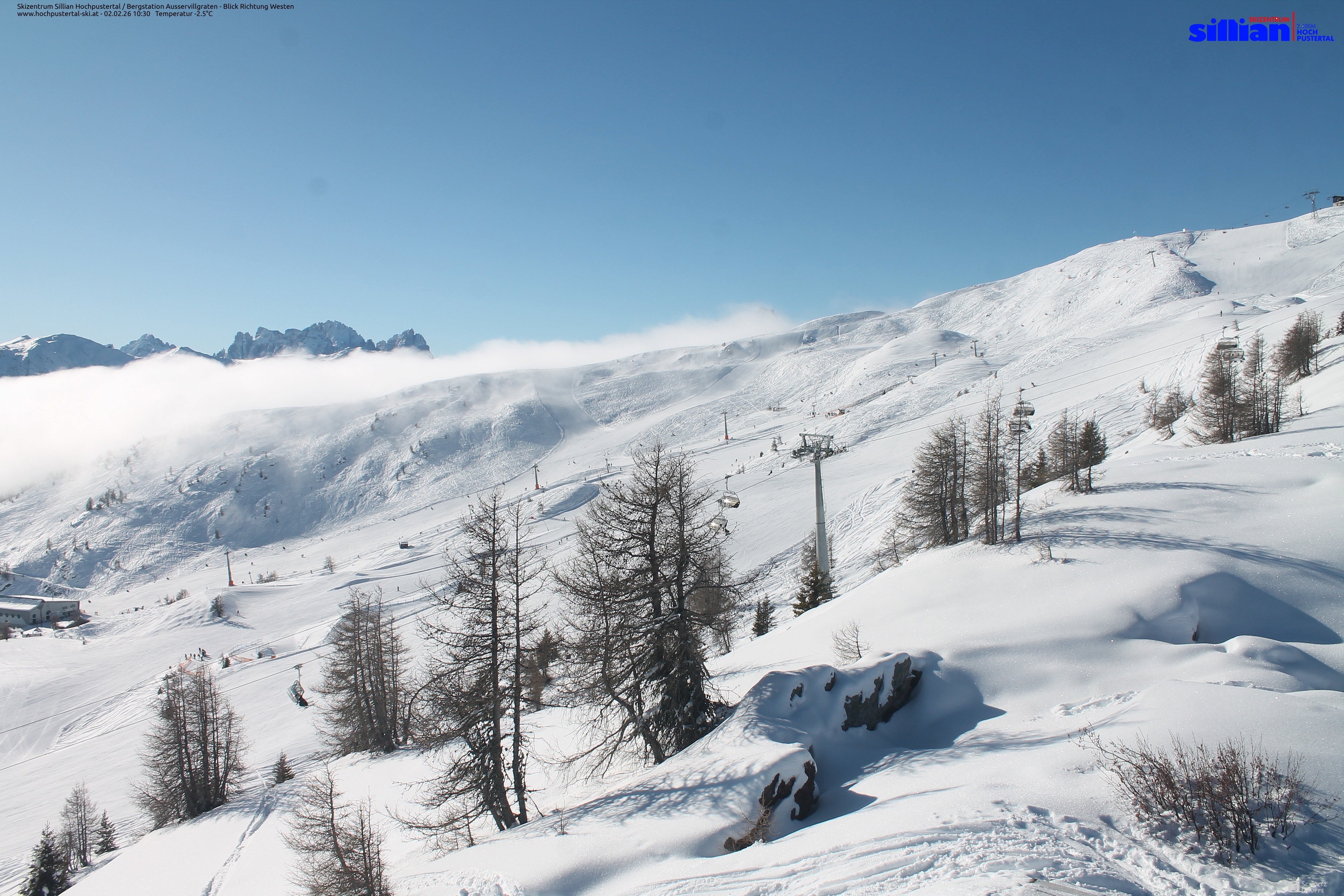 Archiv Foto Webcam Ausservillgraten im Thurntaler-Gebiet