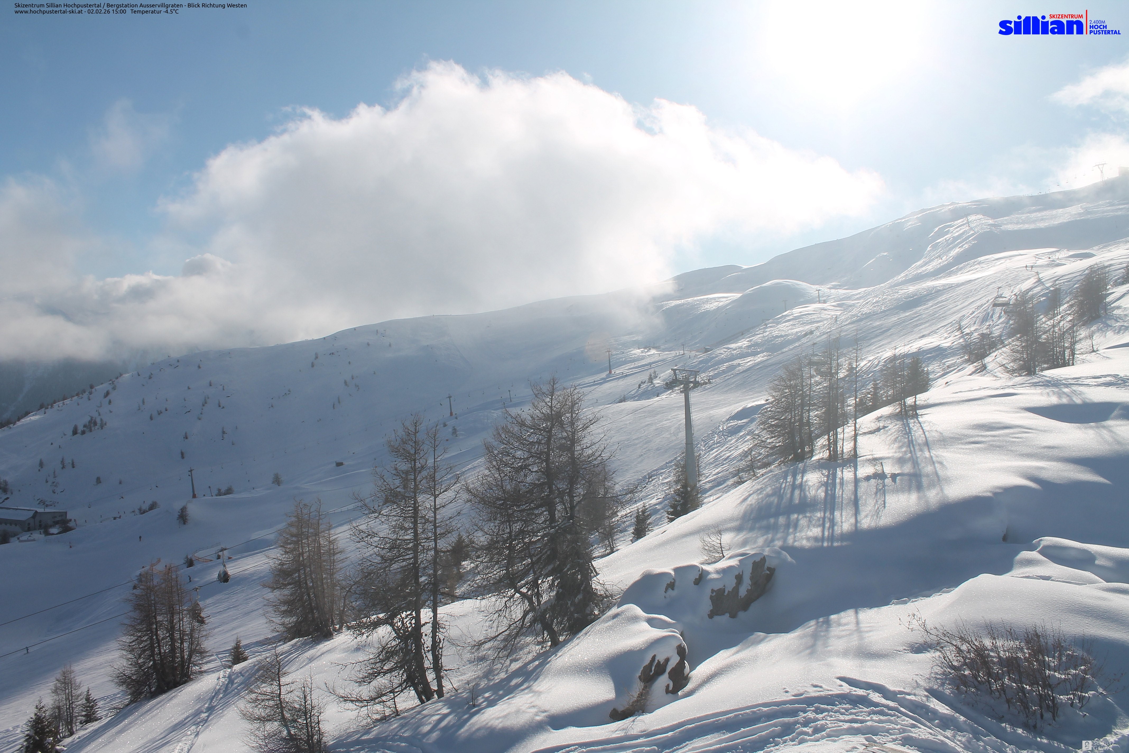 Archiv Foto Webcam Ausservillgraten im Thurntaler-Gebiet