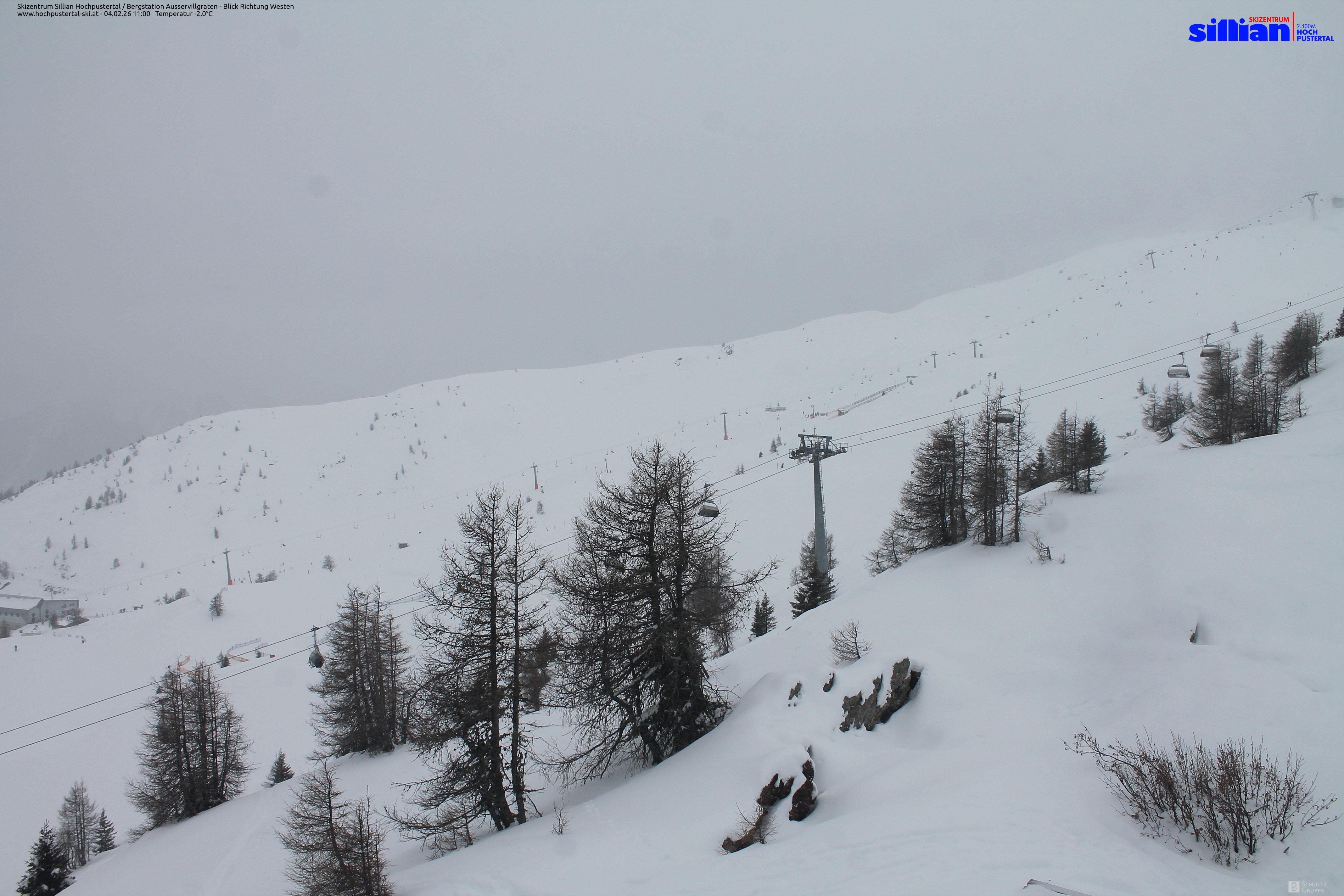 Archiv Foto Webcam Ausservillgraten im Thurntaler-Gebiet