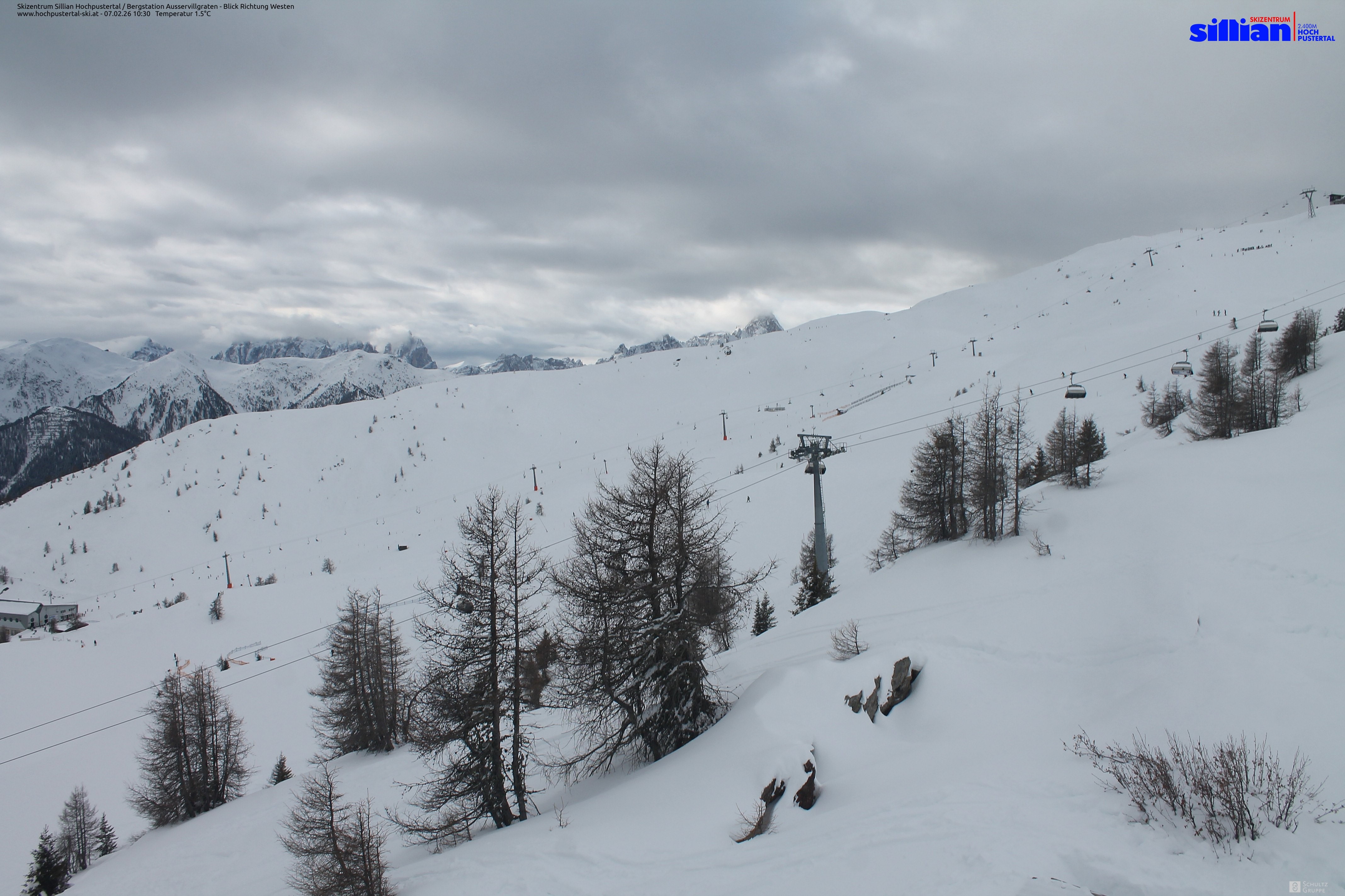 Archiv Foto Webcam Ausservillgraten im Thurntaler-Gebiet