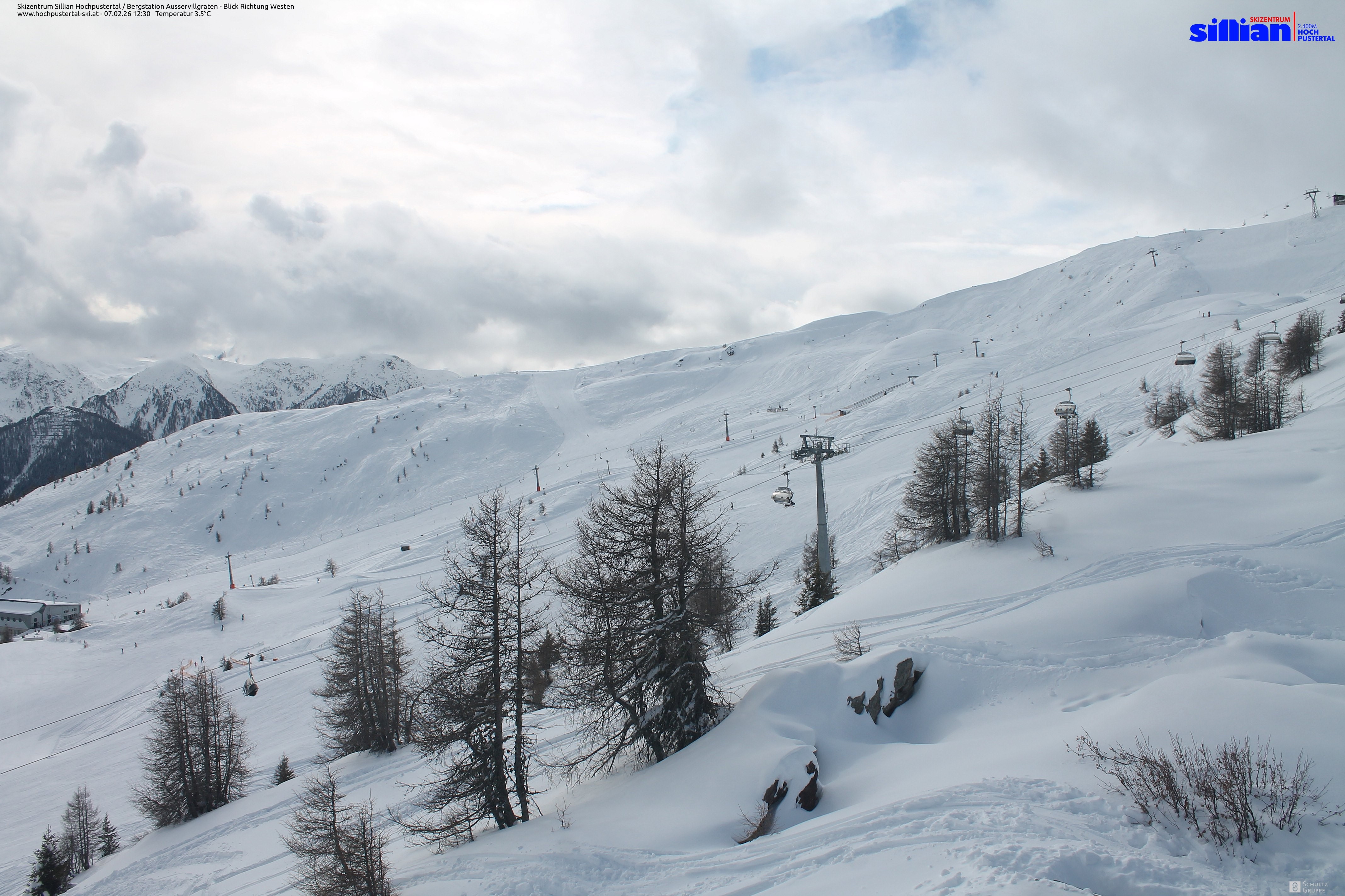 Archiv Foto Webcam Ausservillgraten im Thurntaler-Gebiet