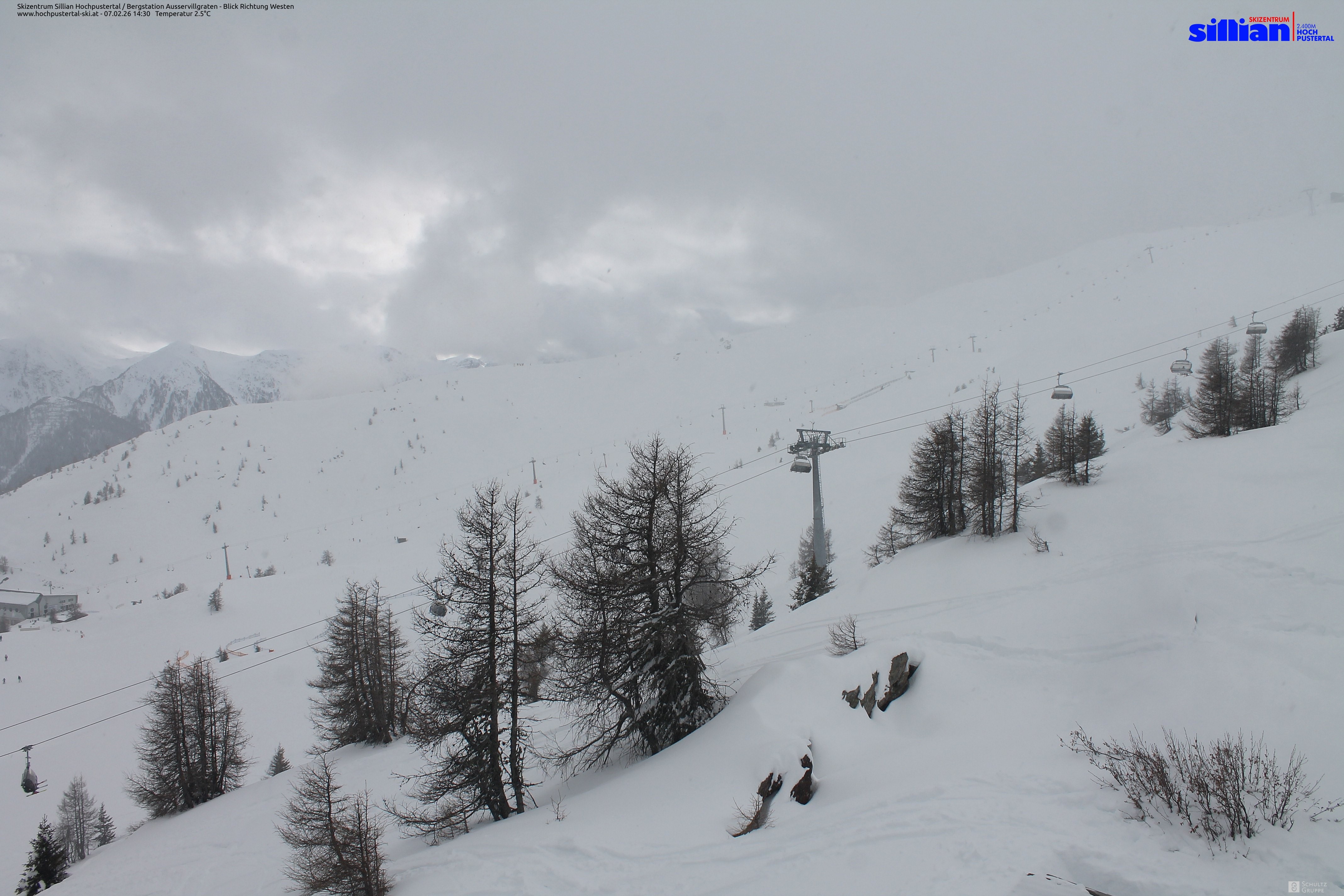 Archiv Foto Webcam Ausservillgraten im Thurntaler-Gebiet