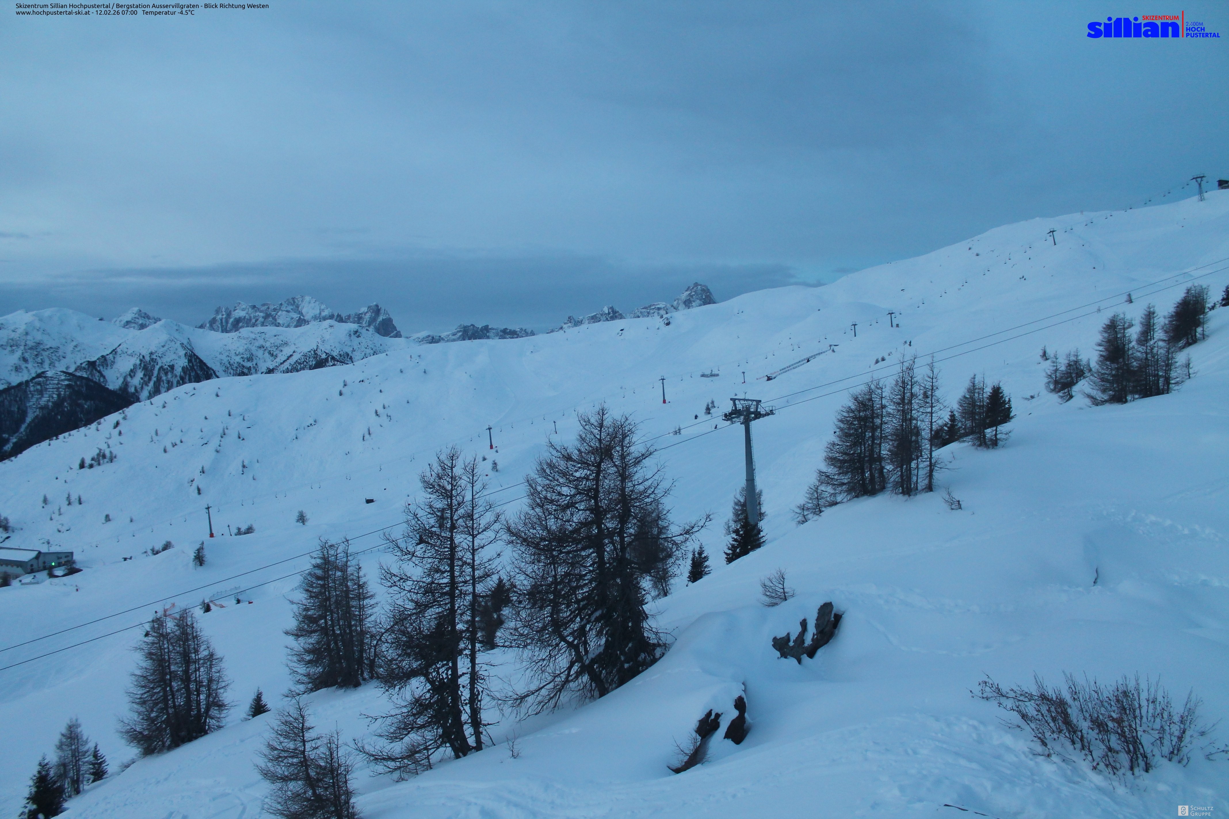 Archiv Foto Webcam Ausservillgraten im Thurntaler-Gebiet