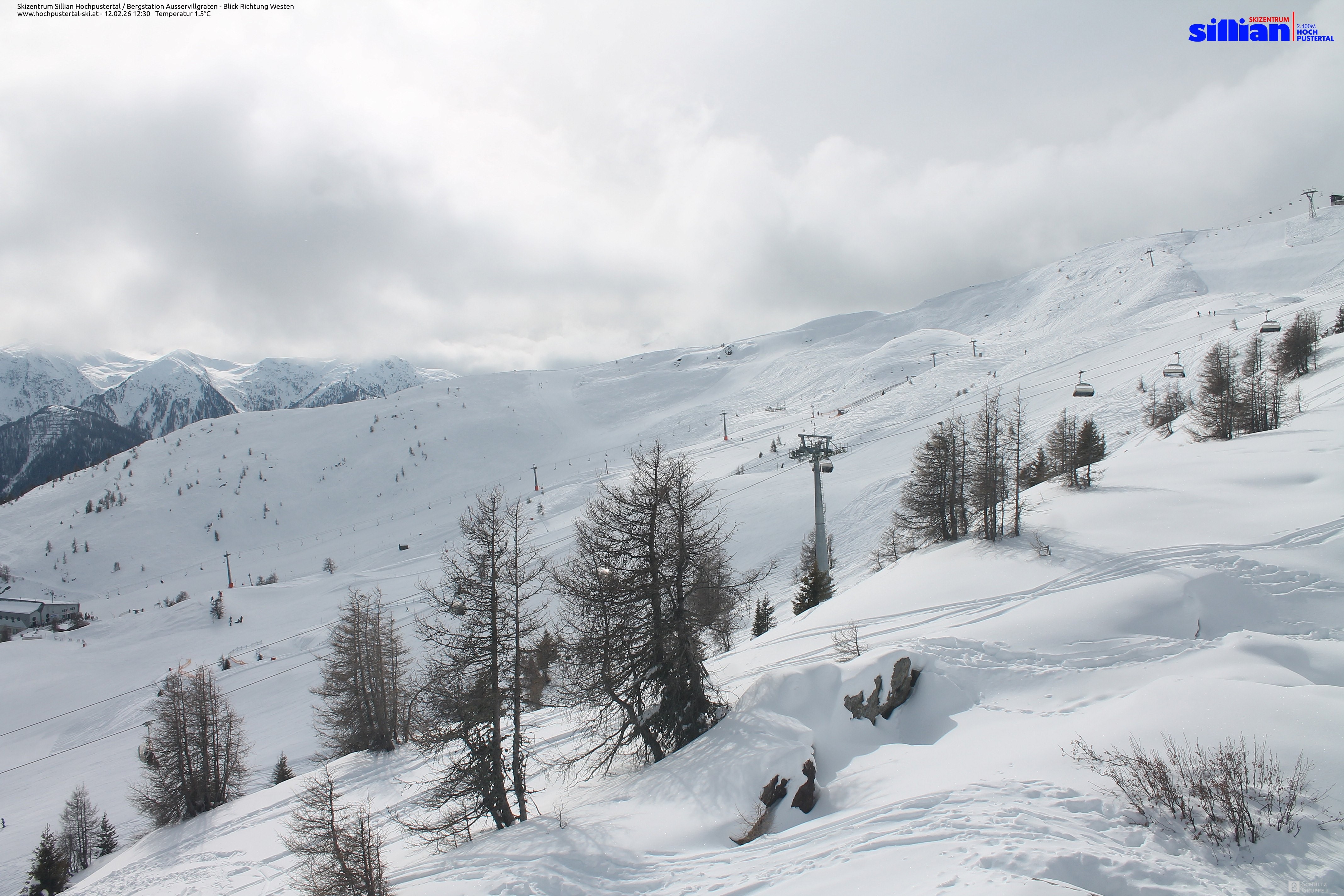 Archiv Foto Webcam Ausservillgraten im Thurntaler-Gebiet