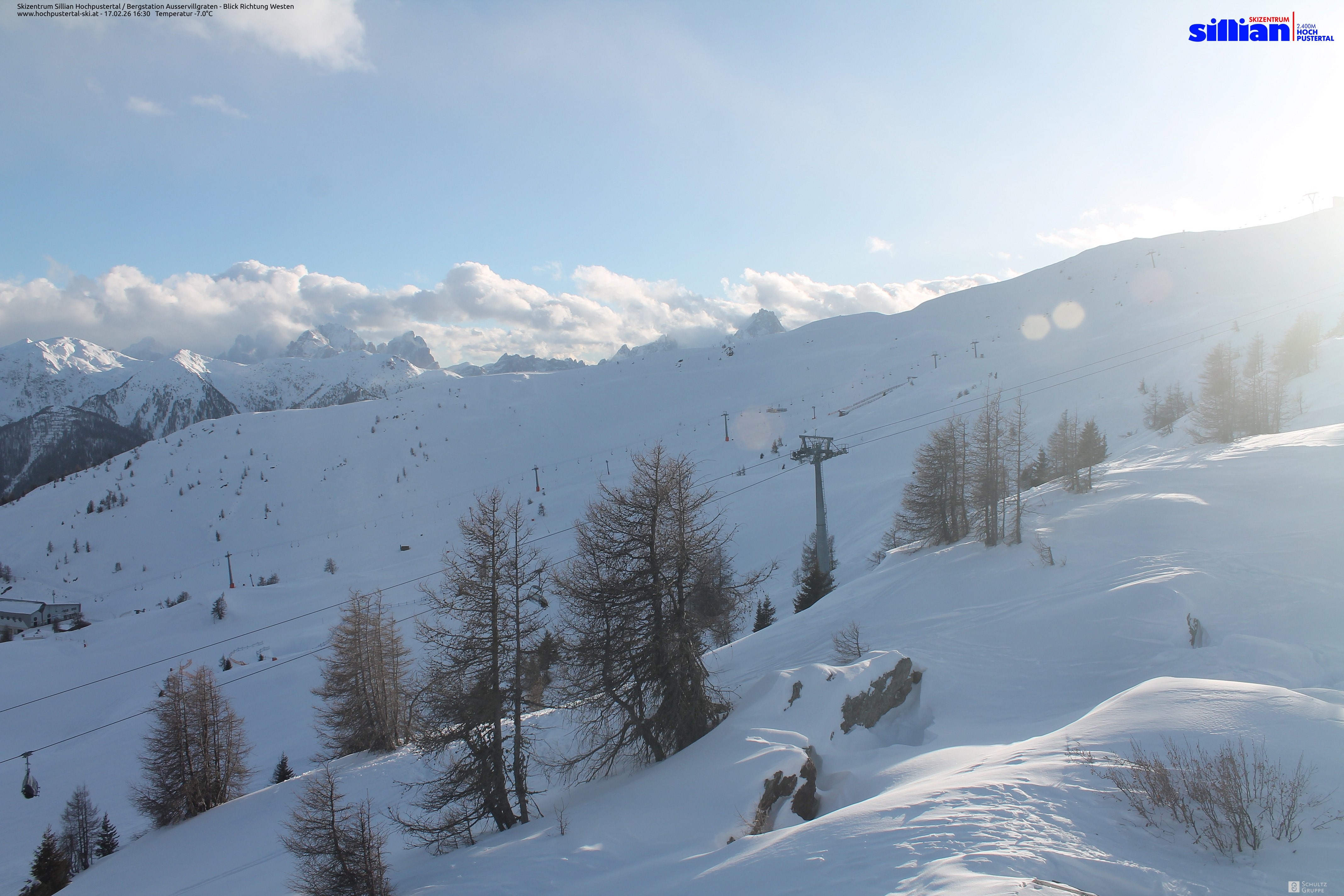 Archiv Foto Webcam Ausservillgraten im Thurntaler-Gebiet