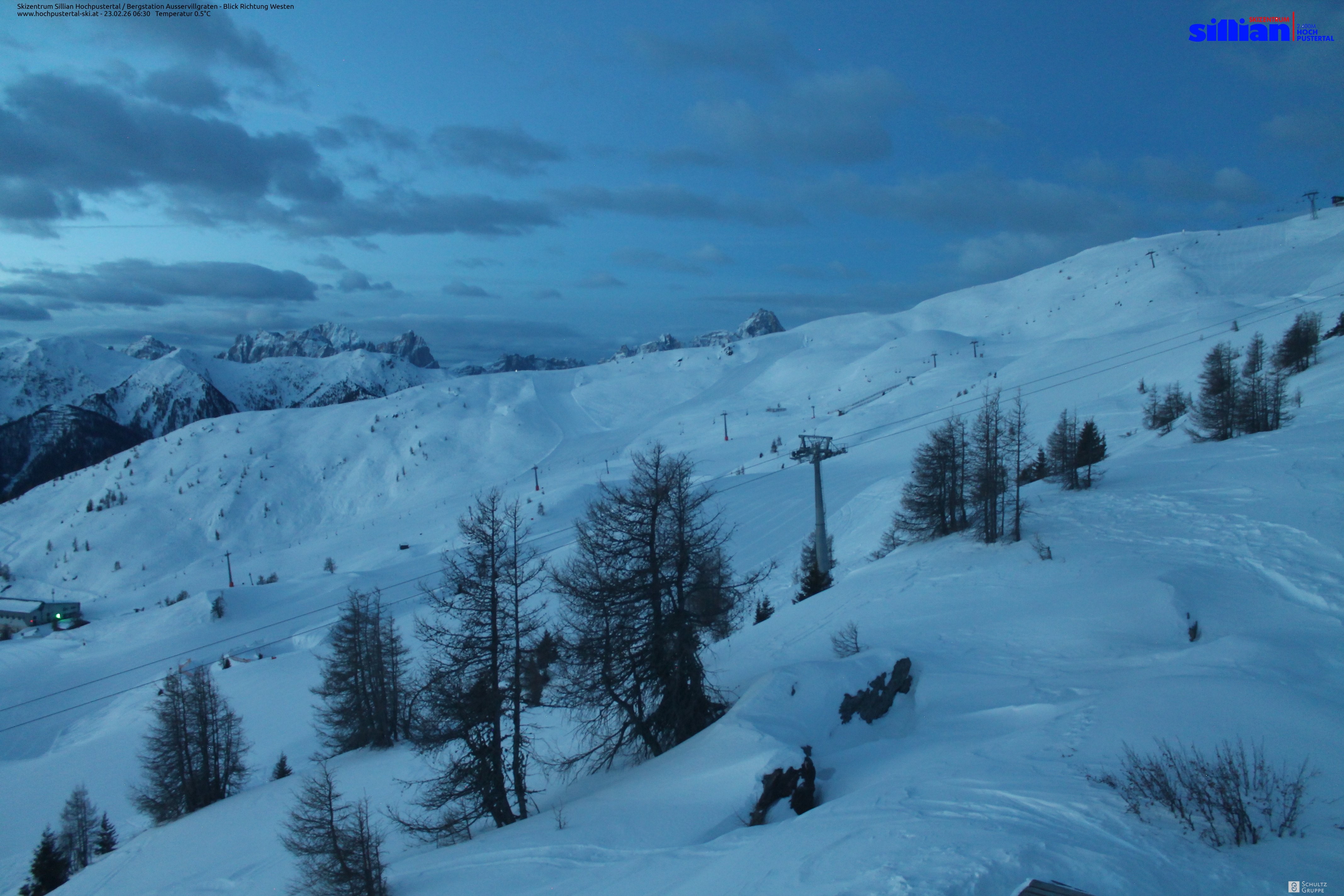 Archiv Foto Webcam Ausservillgraten im Thurntaler-Gebiet