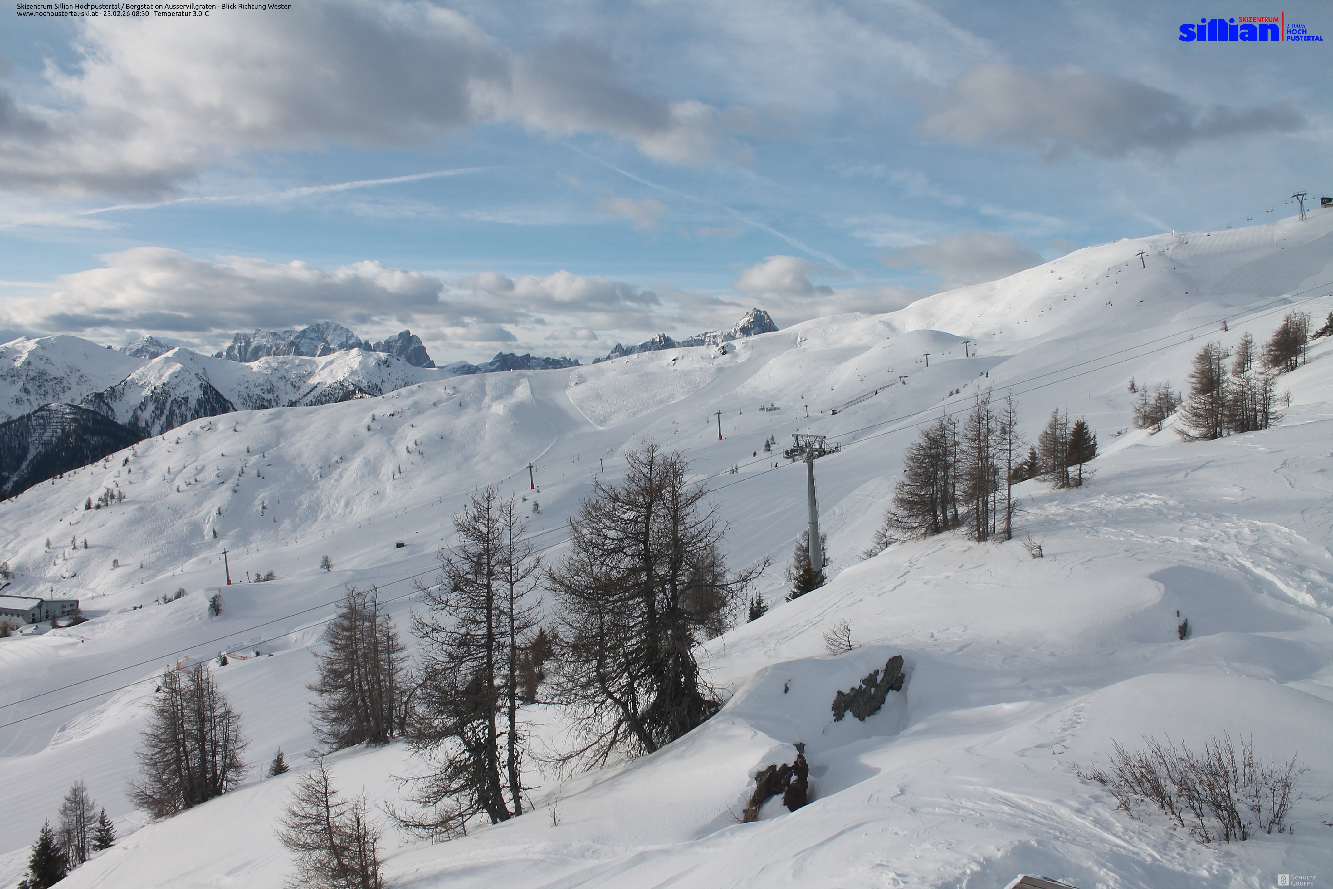 Archiv Foto Webcam Ausservillgraten im Thurntaler-Gebiet