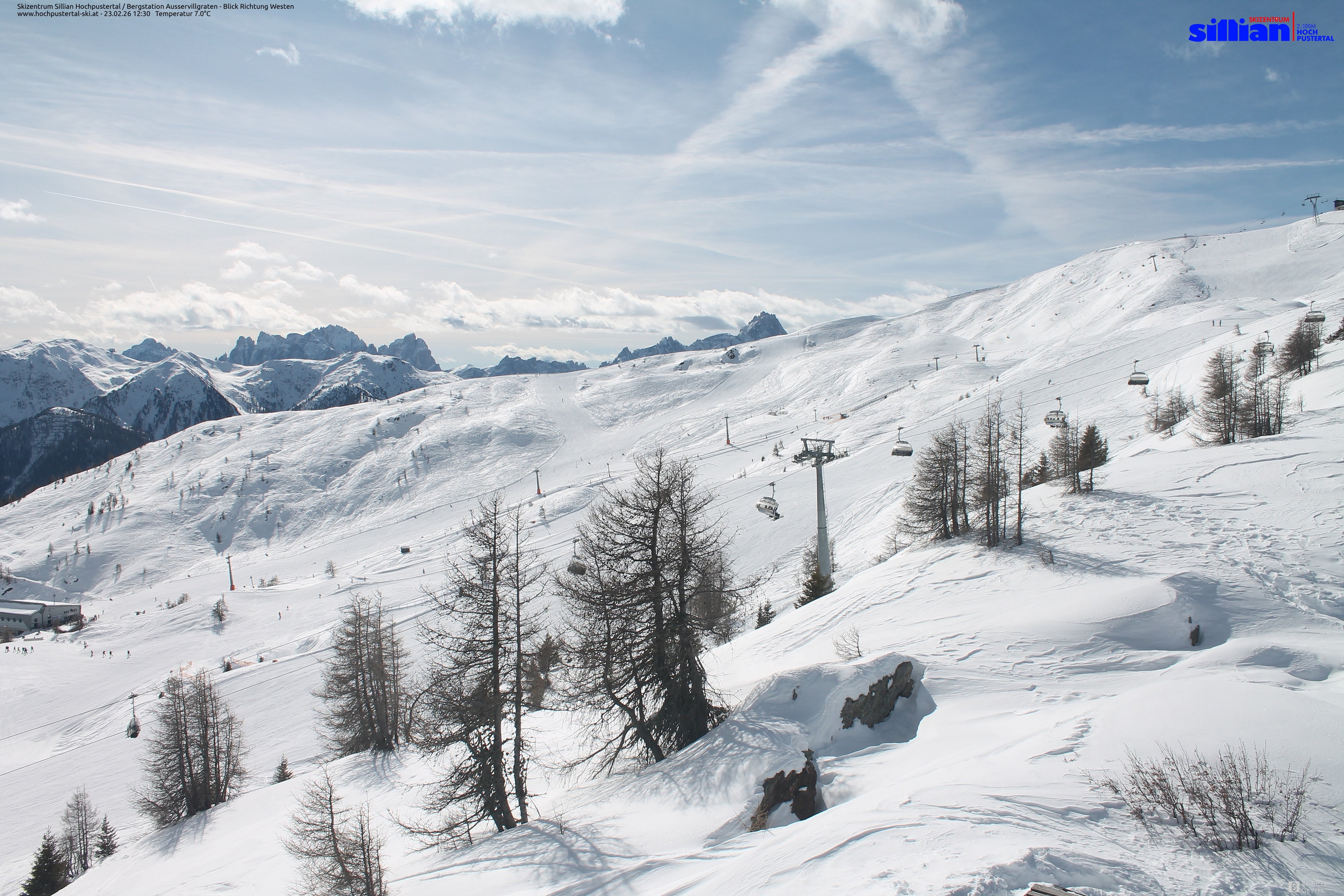 Archiv Foto Webcam Ausservillgraten im Thurntaler-Gebiet