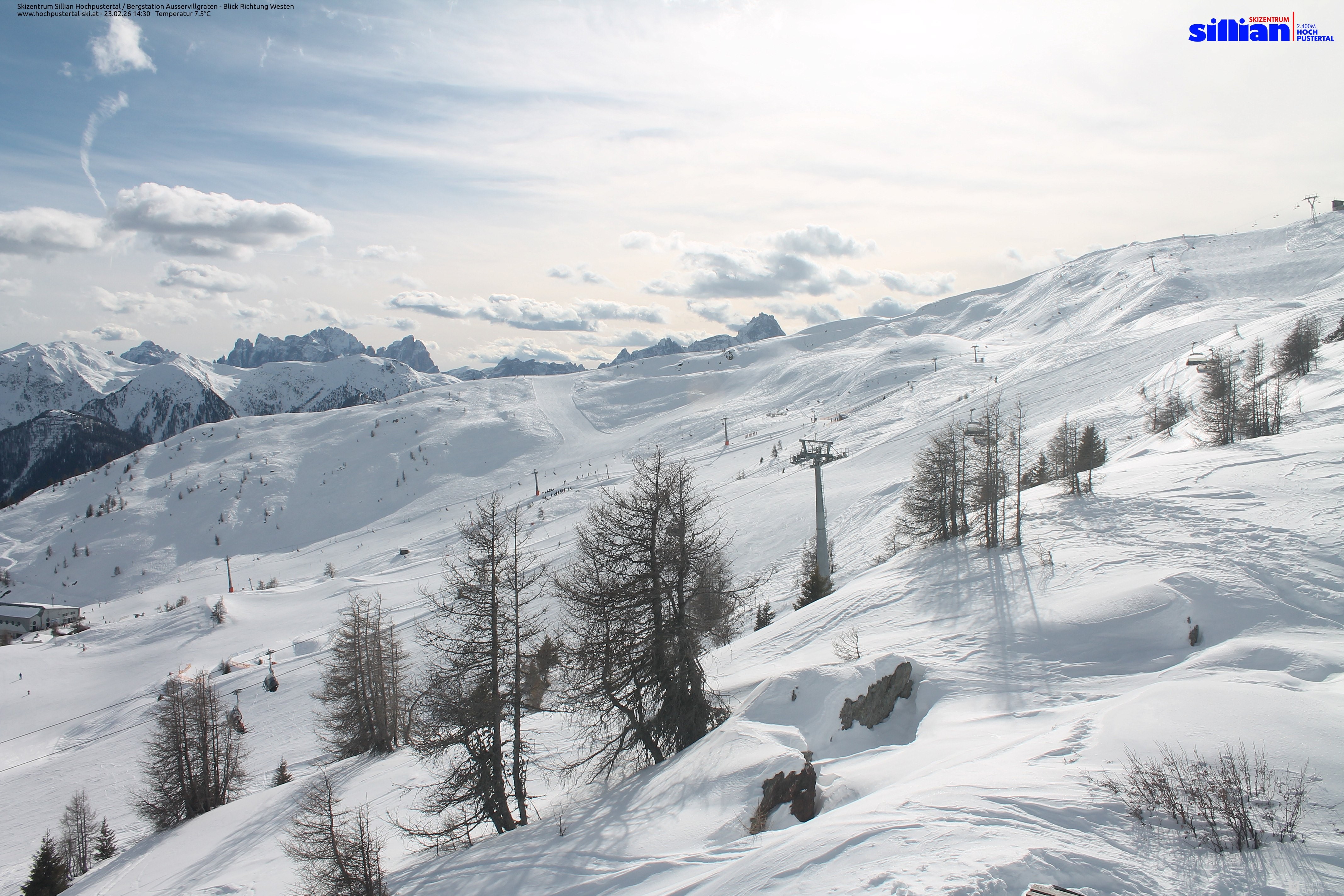 Archiv Foto Webcam Ausservillgraten im Thurntaler-Gebiet