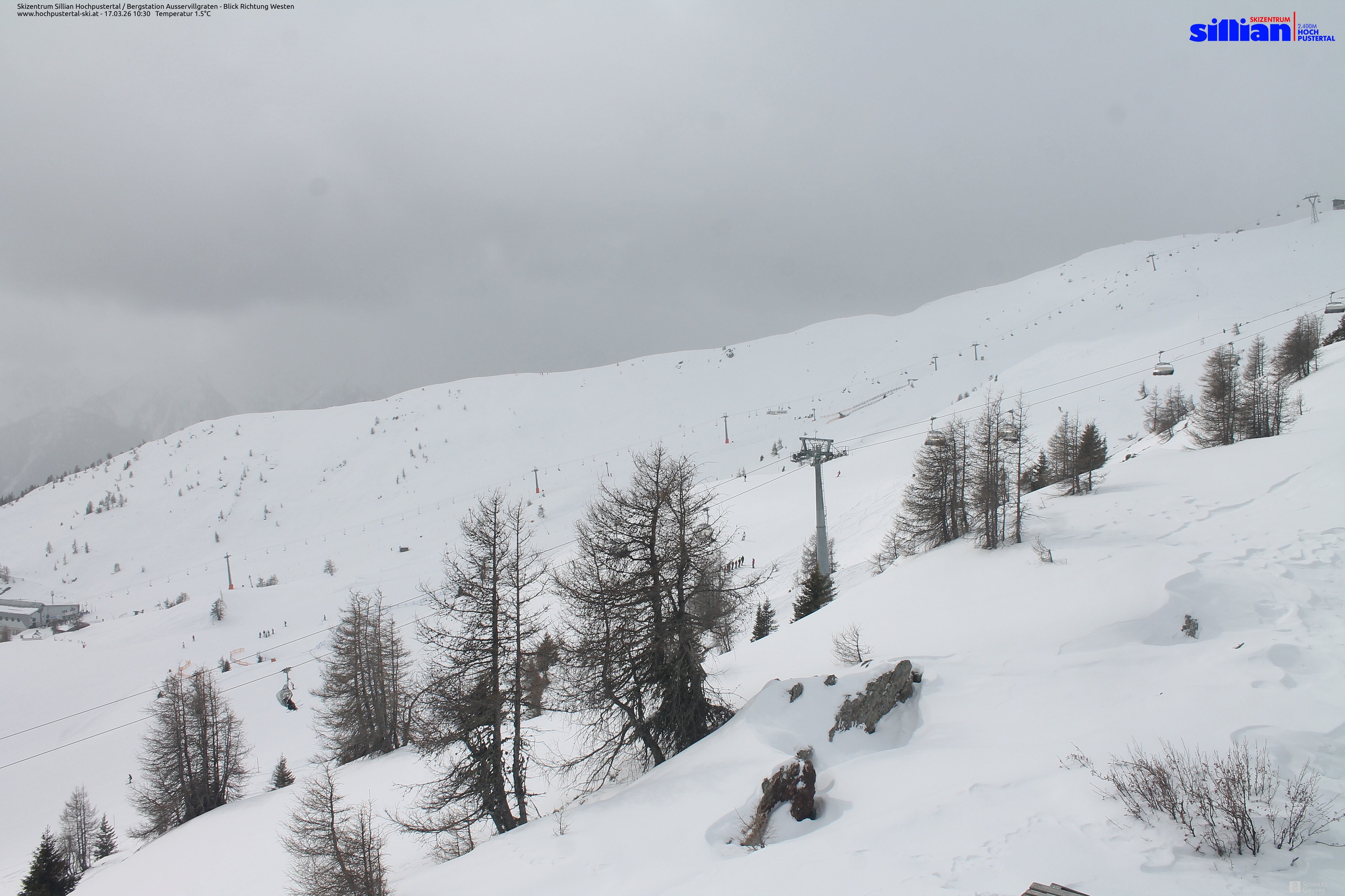 Archiv Foto Webcam Ausservillgraten im Thurntaler-Gebiet