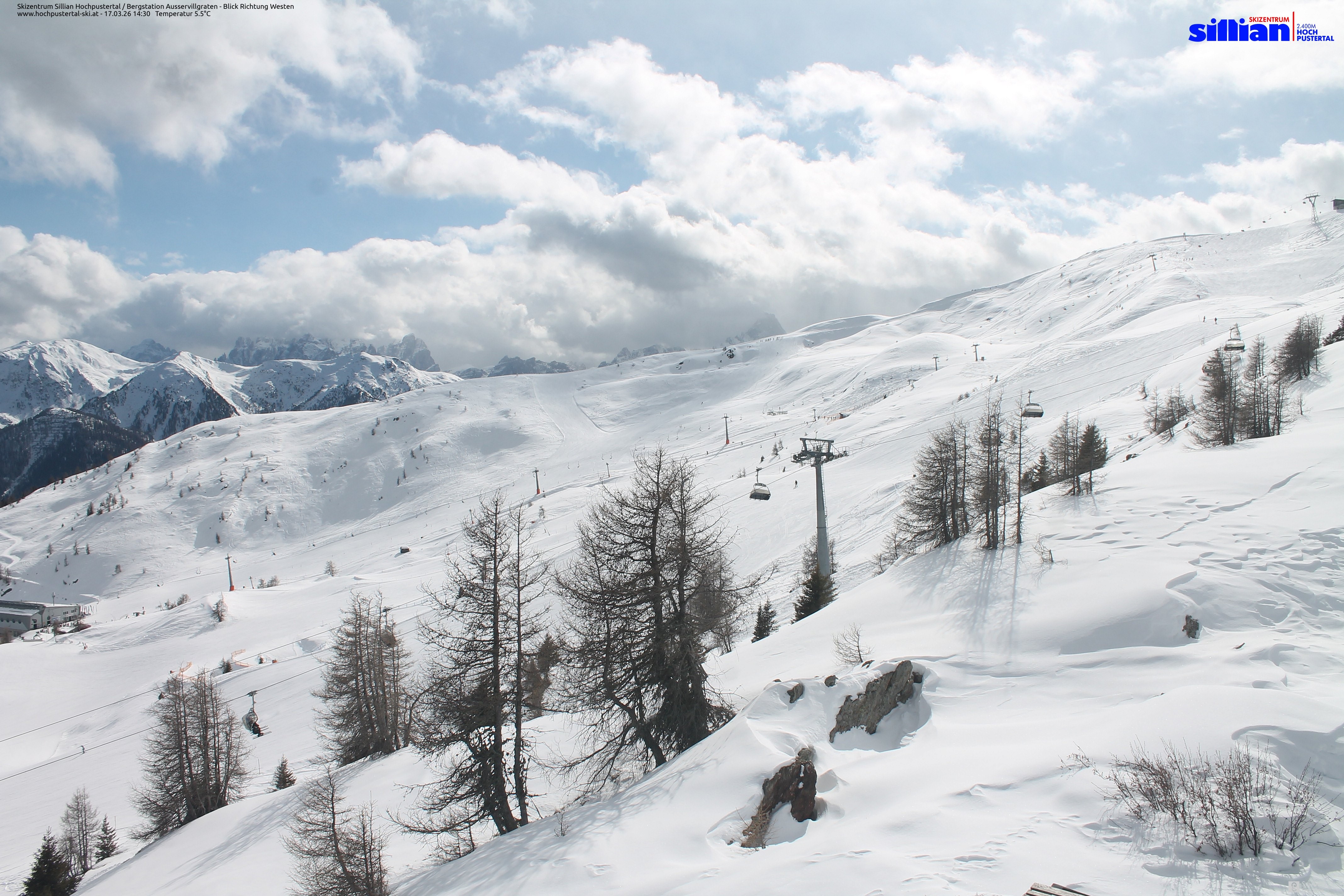 Archiv Foto Webcam Ausservillgraten im Thurntaler-Gebiet