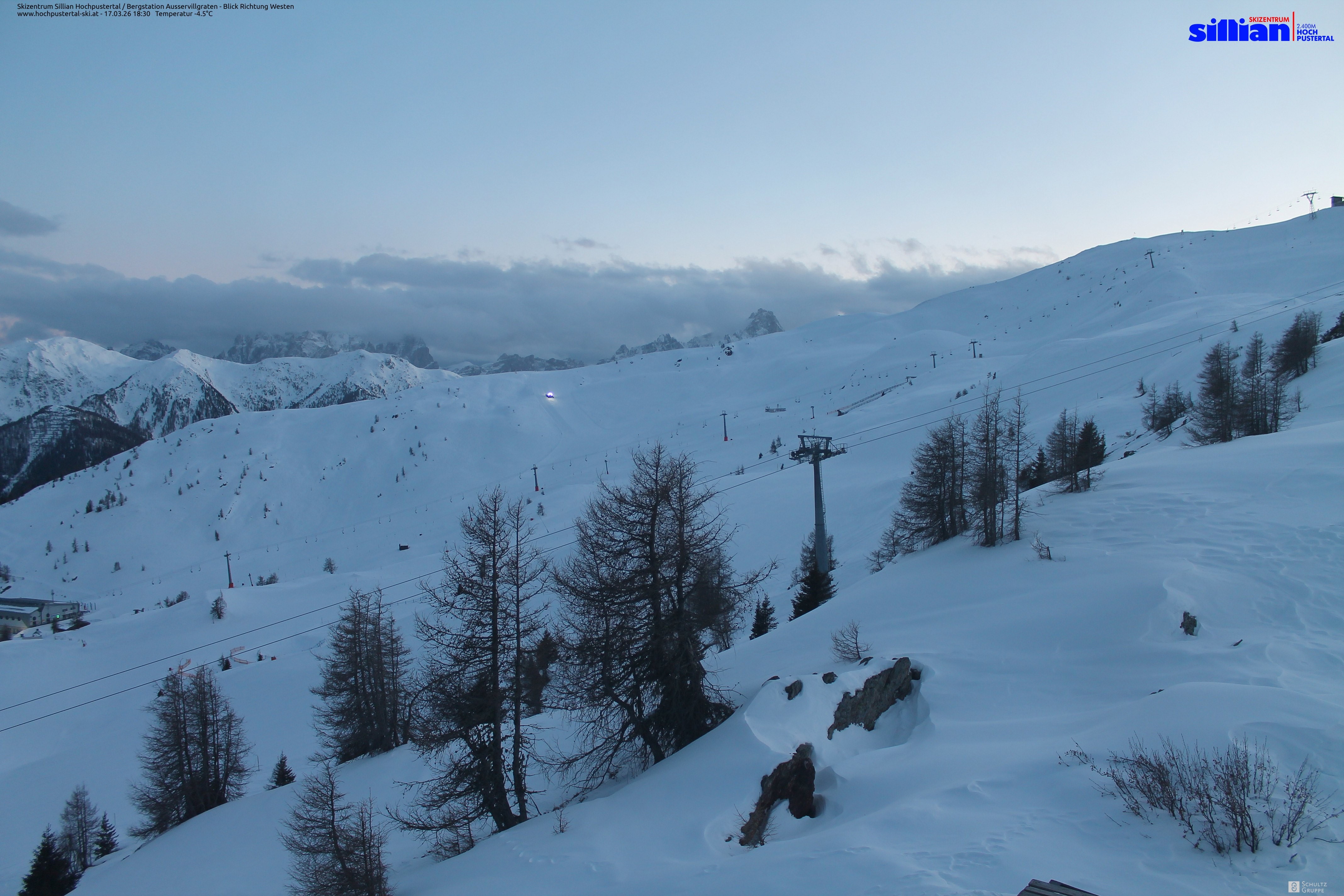 Archiv Foto Webcam Ausservillgraten im Thurntaler-Gebiet