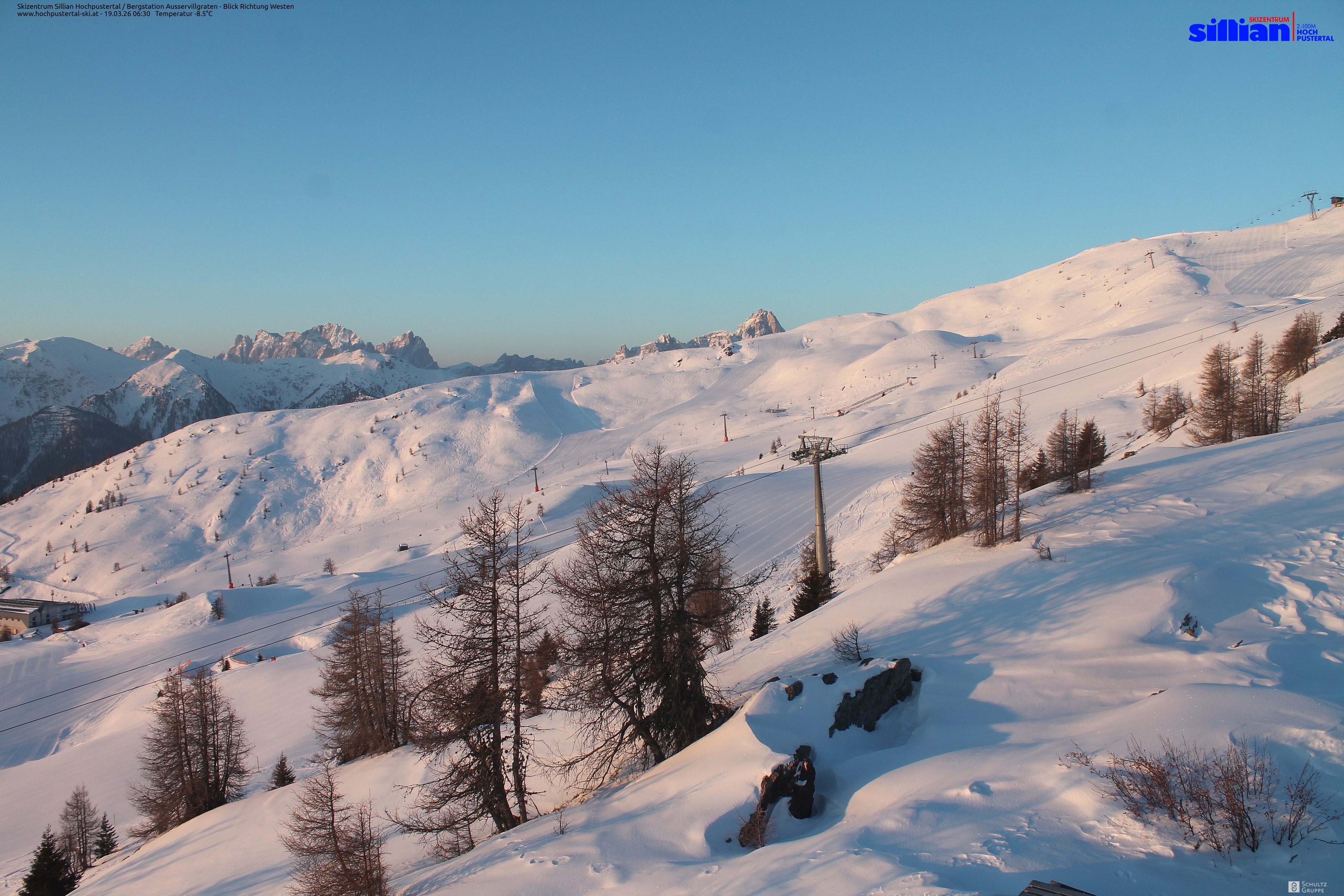 Archiv Foto Webcam Ausservillgraten im Thurntaler-Gebiet