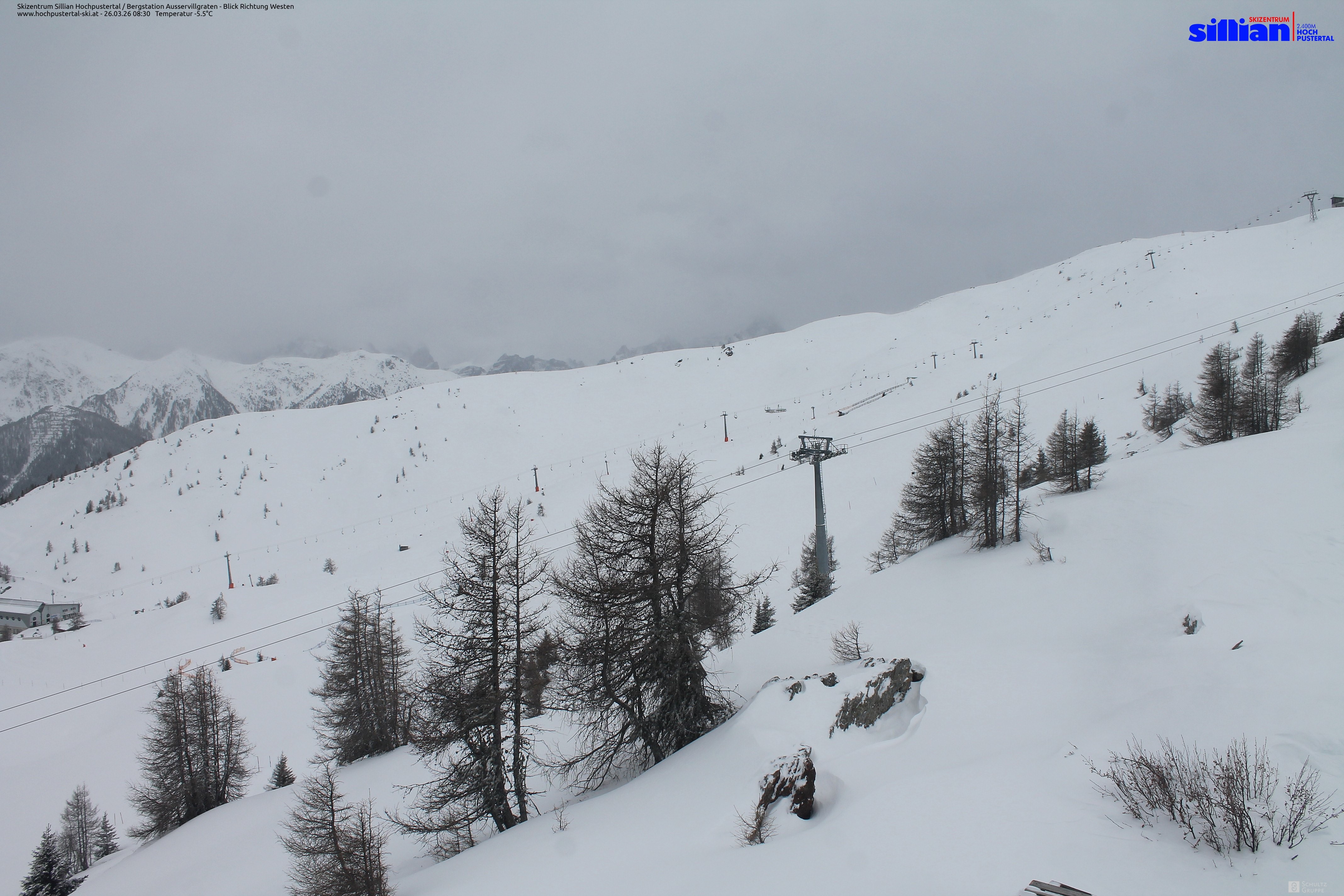 Archiv Foto Webcam Ausservillgraten im Thurntaler-Gebiet