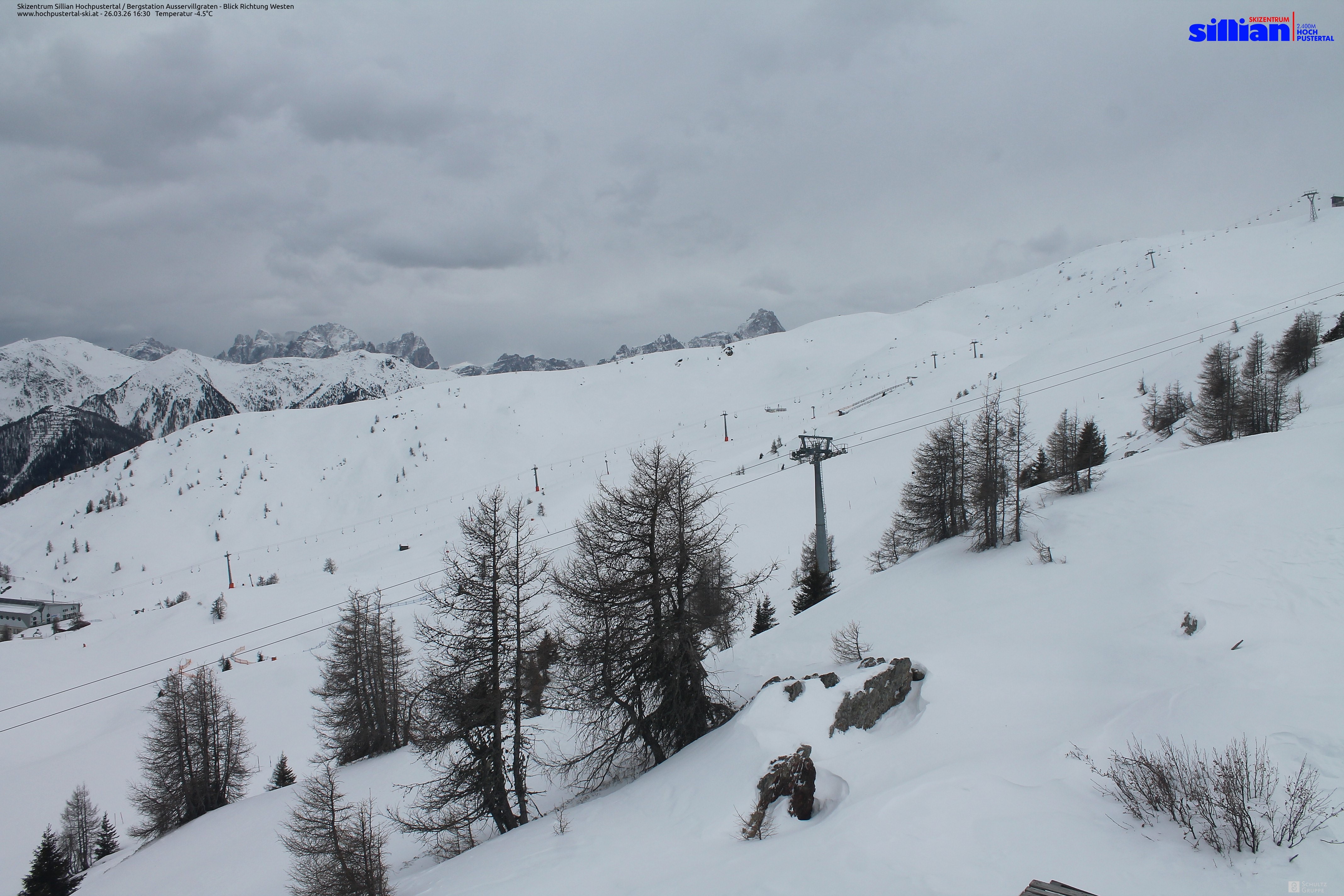 Archiv Foto Webcam Ausservillgraten im Thurntaler-Gebiet