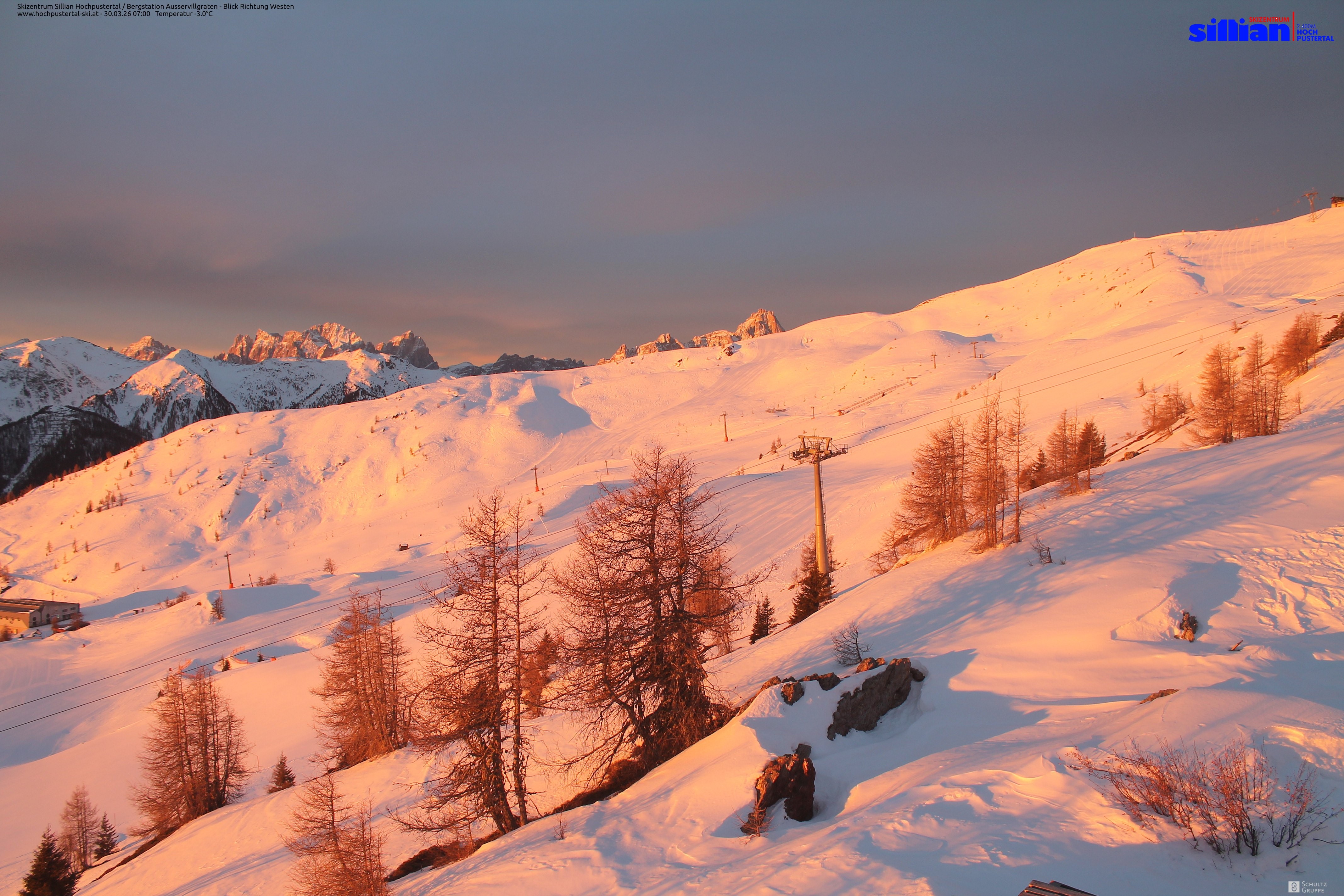 Archiv Foto Webcam Ausservillgraten im Thurntaler-Gebiet