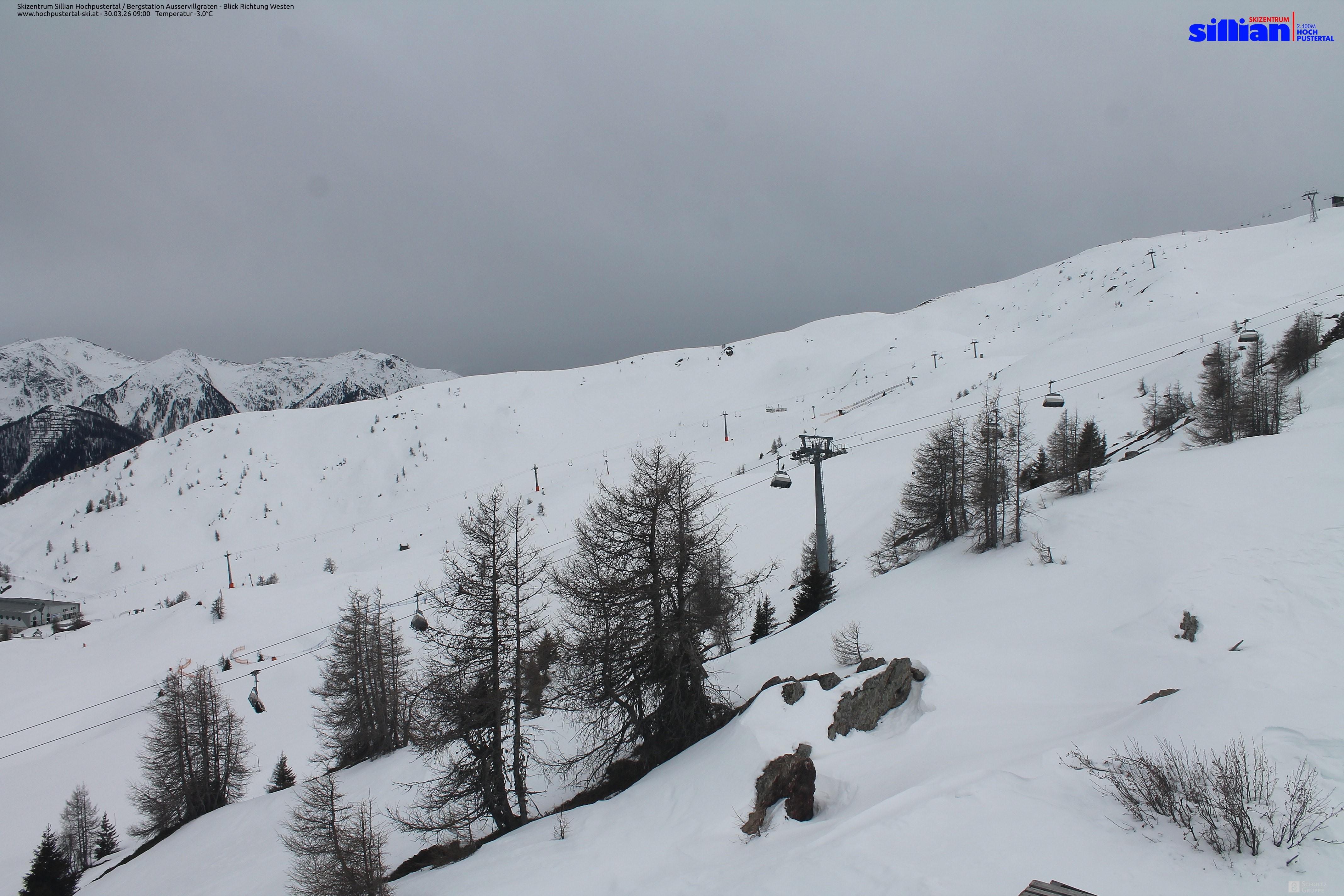 Archiv Foto Webcam Ausservillgraten im Thurntaler-Gebiet