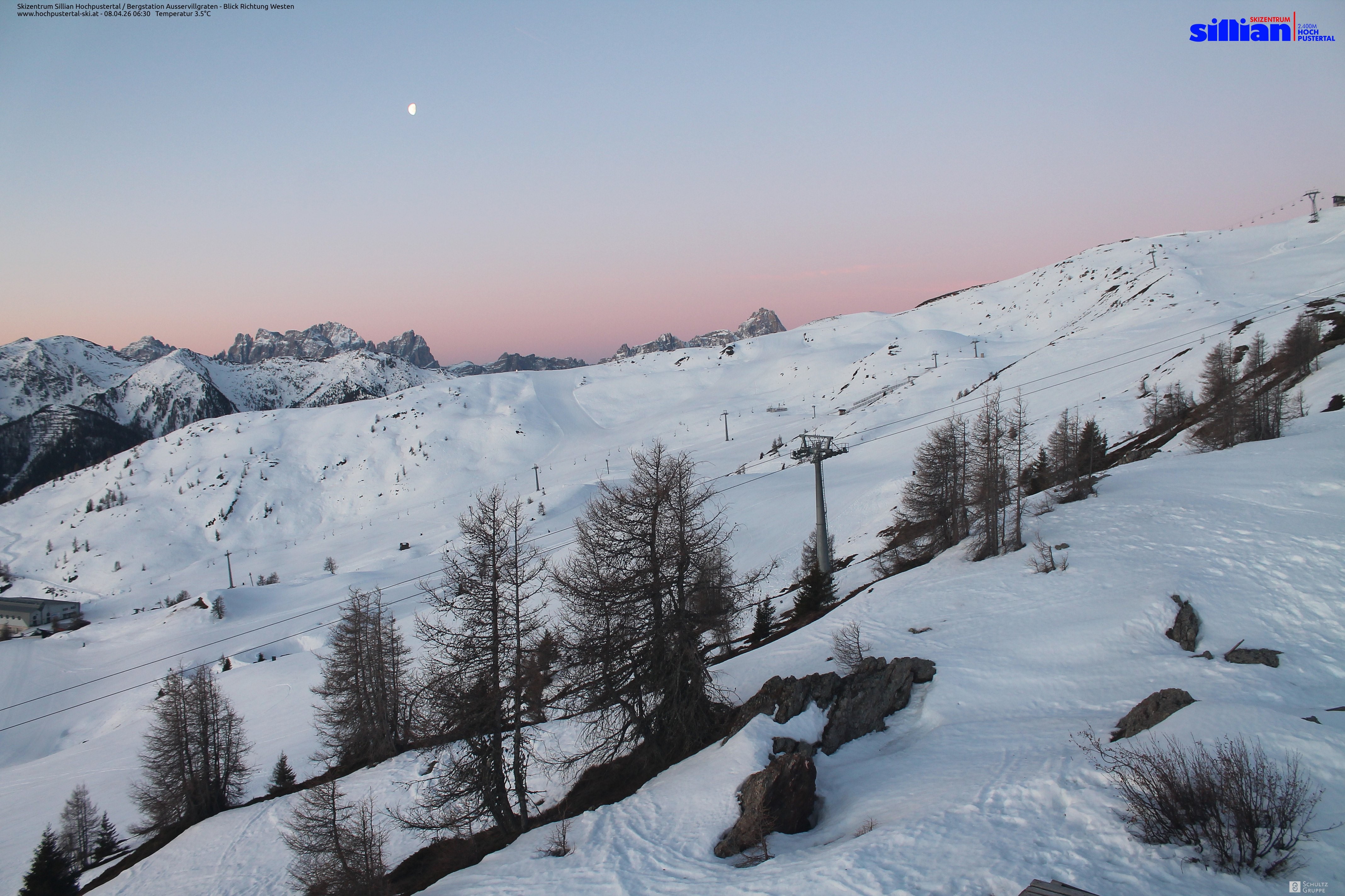 Archiv Foto Webcam Ausservillgraten im Thurntaler-Gebiet