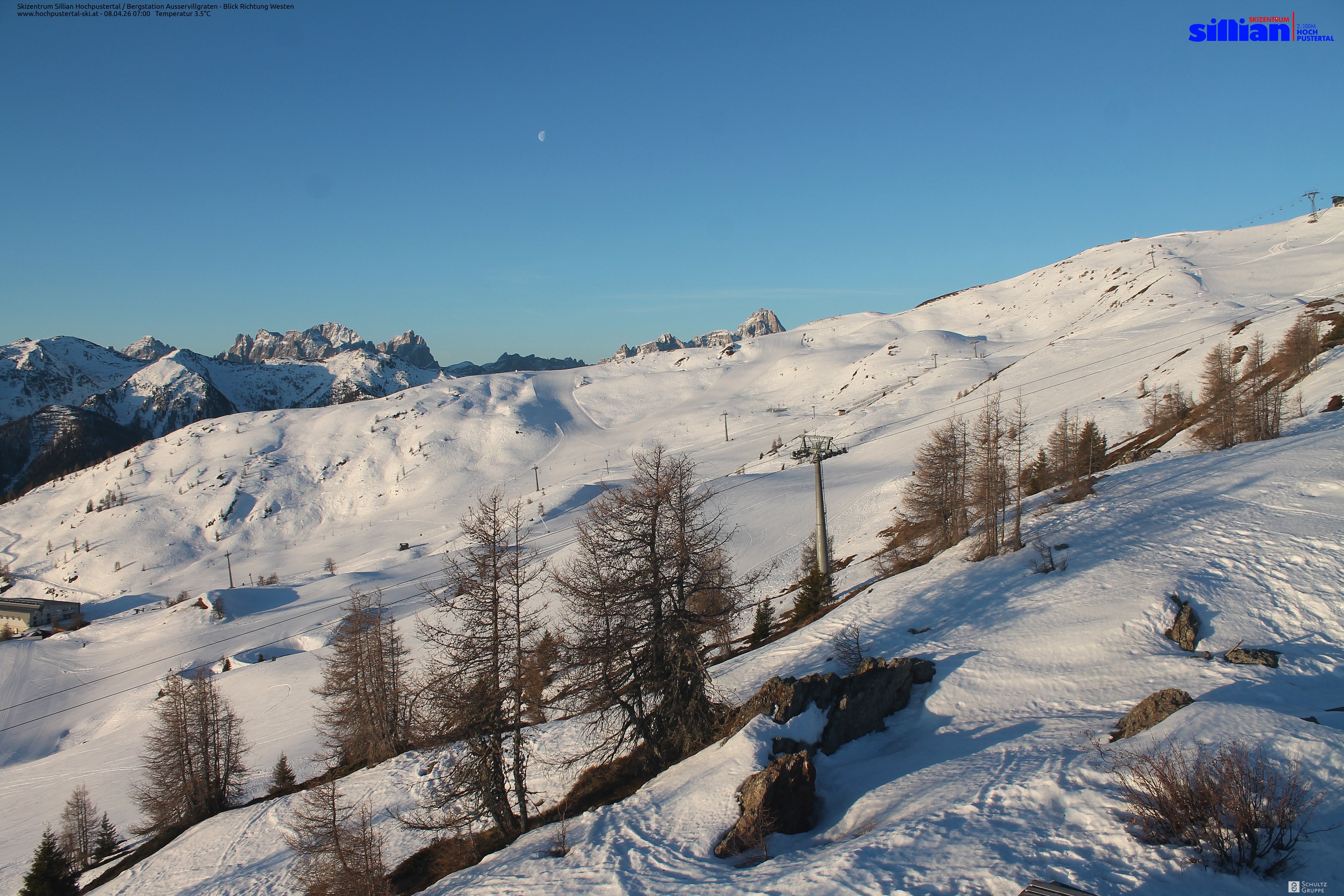 Archiv Foto Webcam Ausservillgraten im Thurntaler-Gebiet