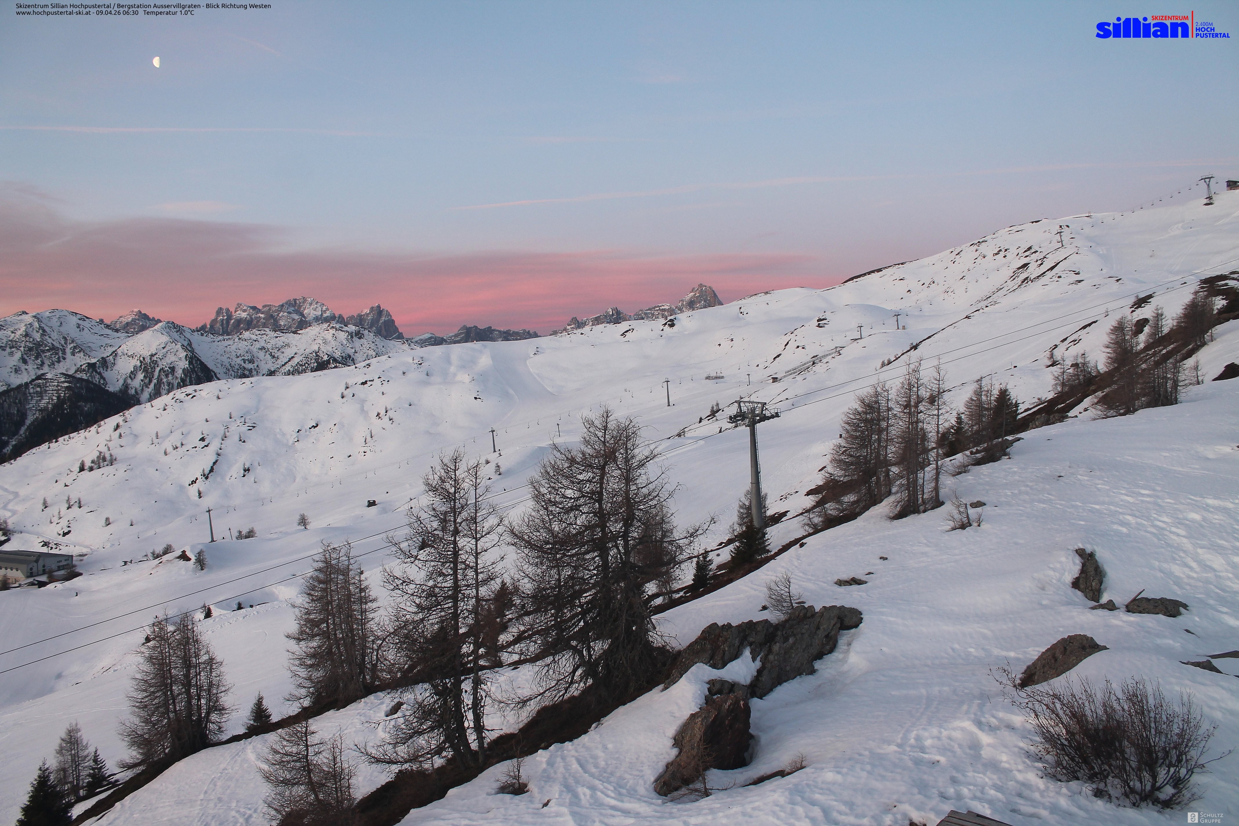 Archiv Foto Webcam Ausservillgraten im Thurntaler-Gebiet
