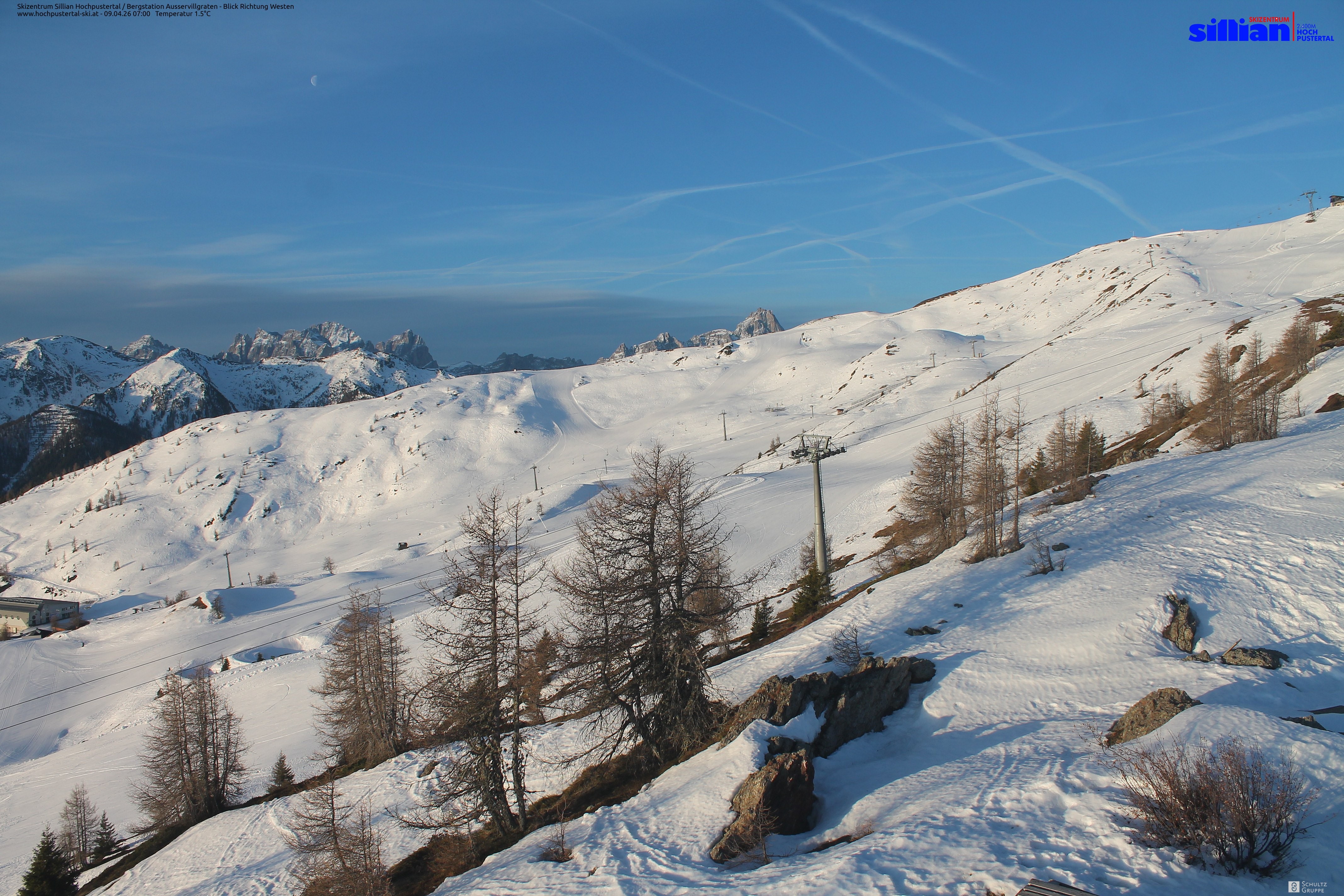 Archiv Foto Webcam Ausservillgraten im Thurntaler-Gebiet