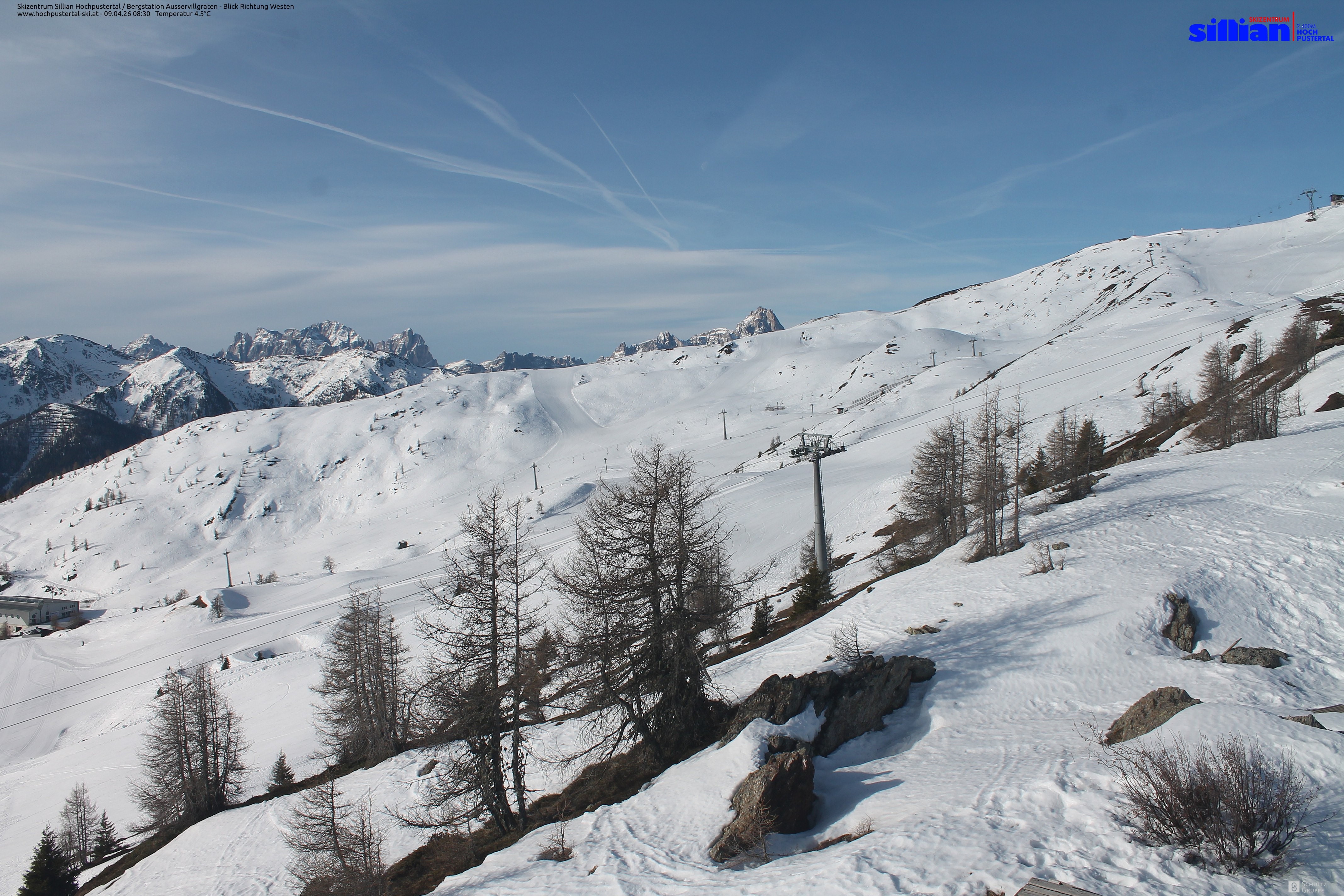 Archiv Foto Webcam Ausservillgraten im Thurntaler-Gebiet