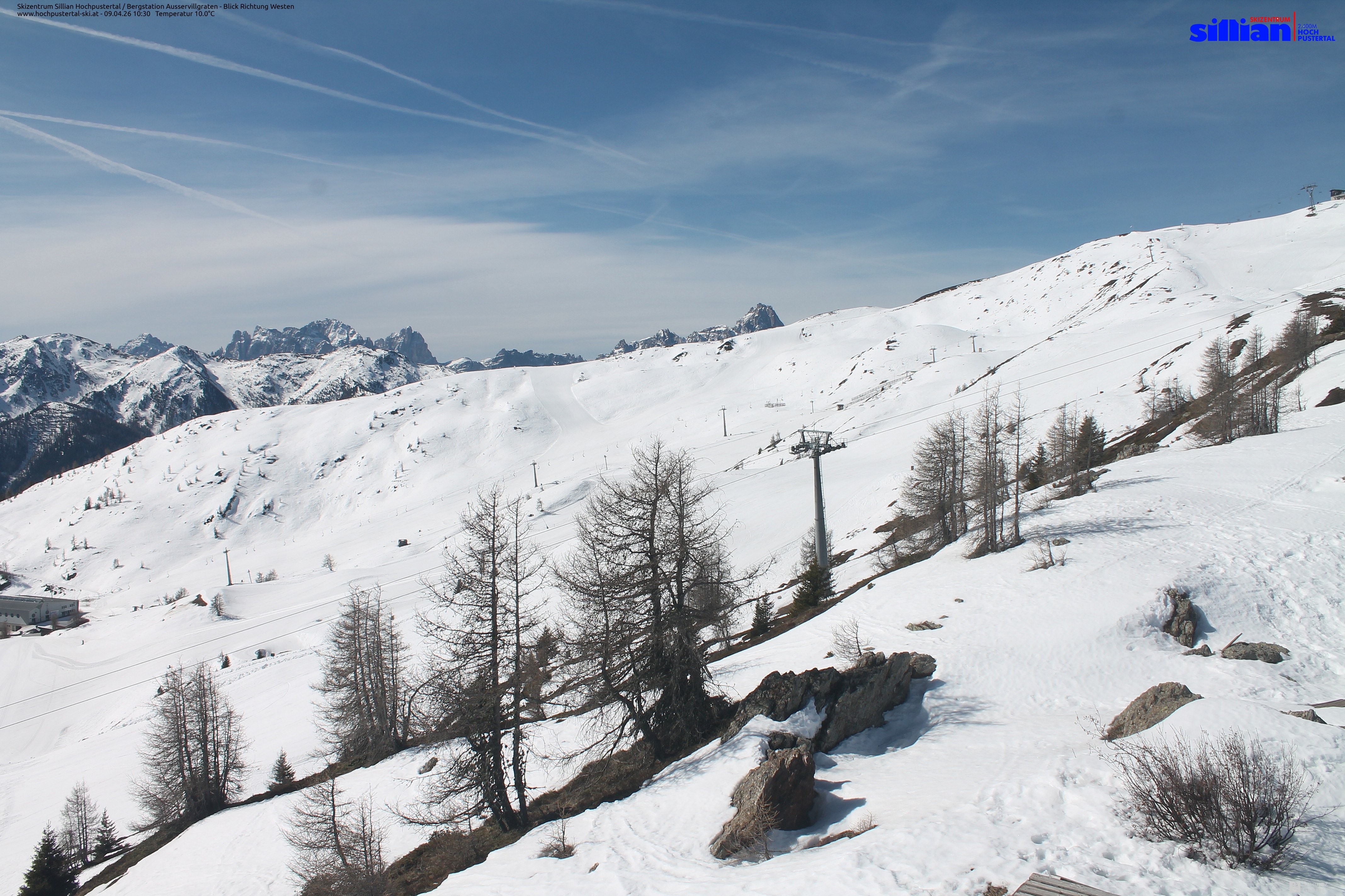 Archiv Foto Webcam Ausservillgraten im Thurntaler-Gebiet