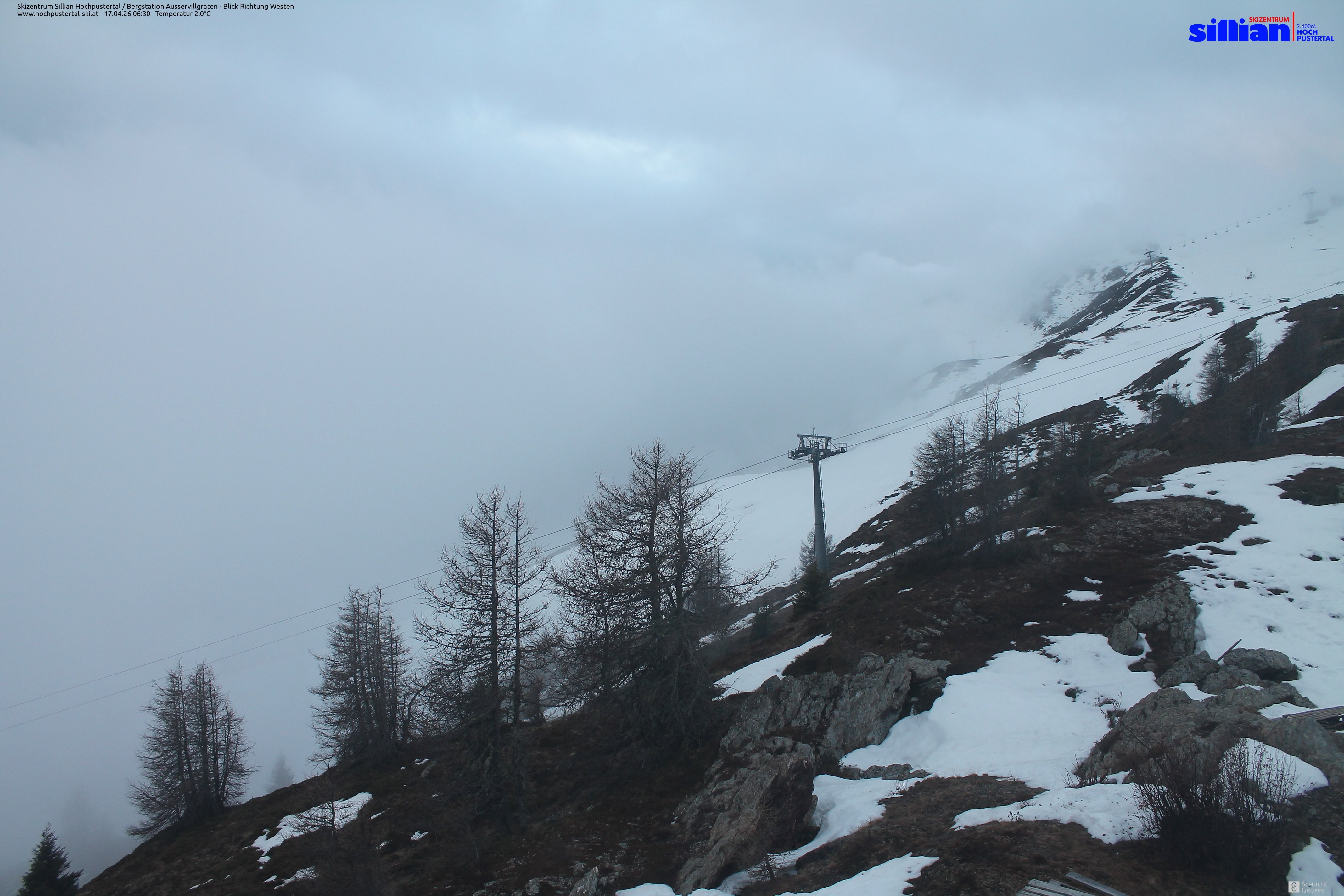 Archiv Foto Webcam Ausservillgraten im Thurntaler-Gebiet