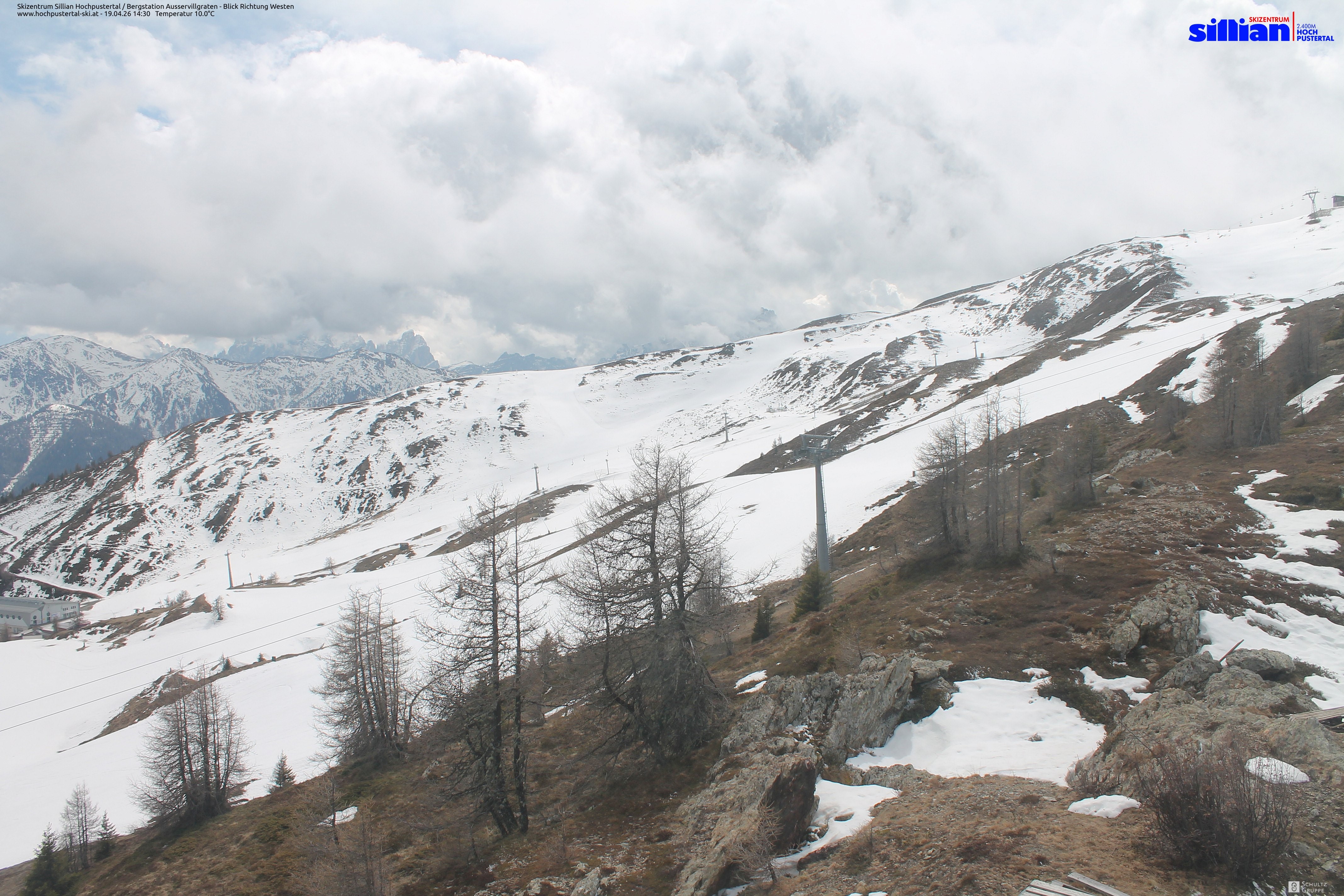 Archiv Foto Webcam Ausservillgraten im Thurntaler-Gebiet