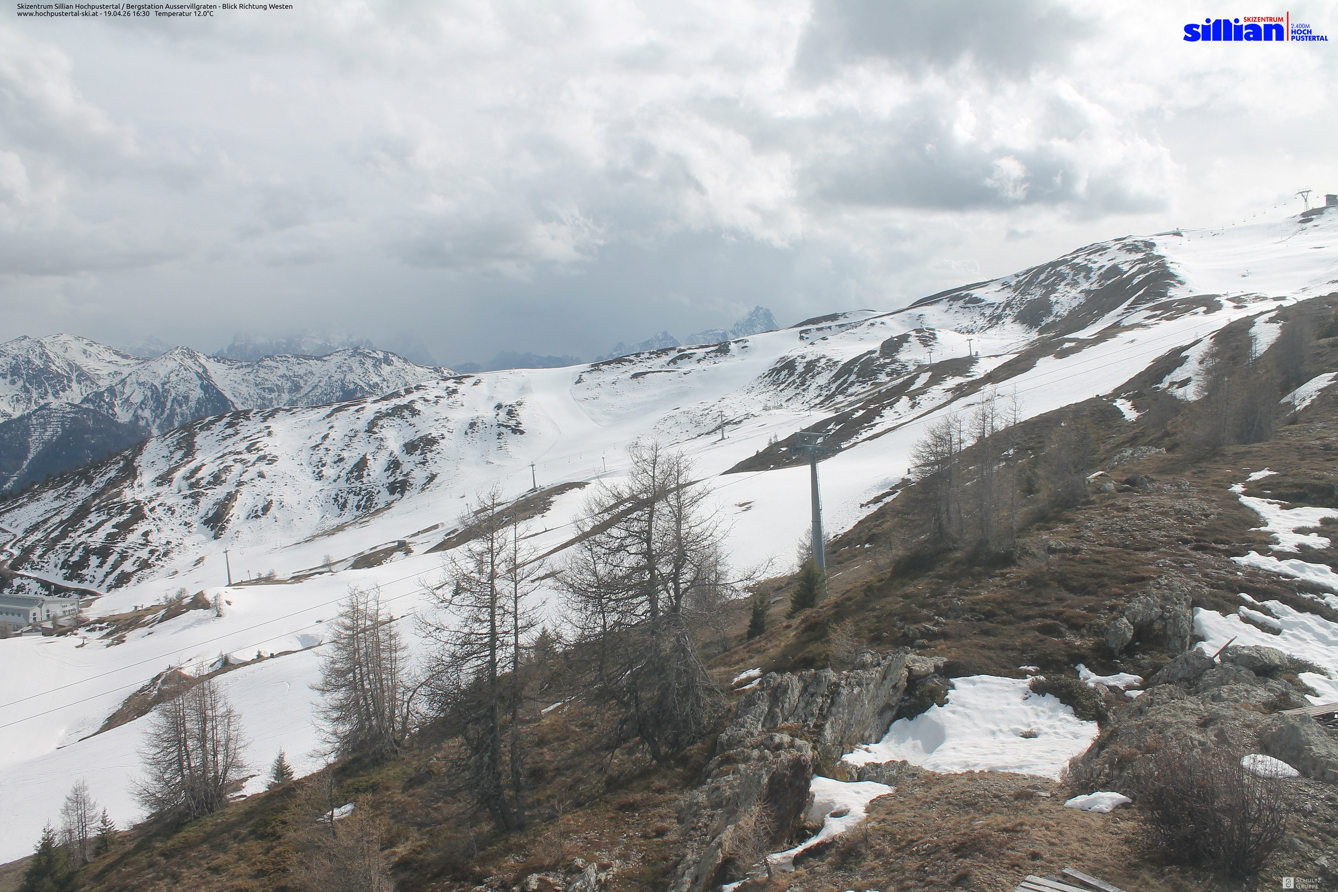 Archiv Foto Webcam Ausservillgraten im Thurntaler-Gebiet