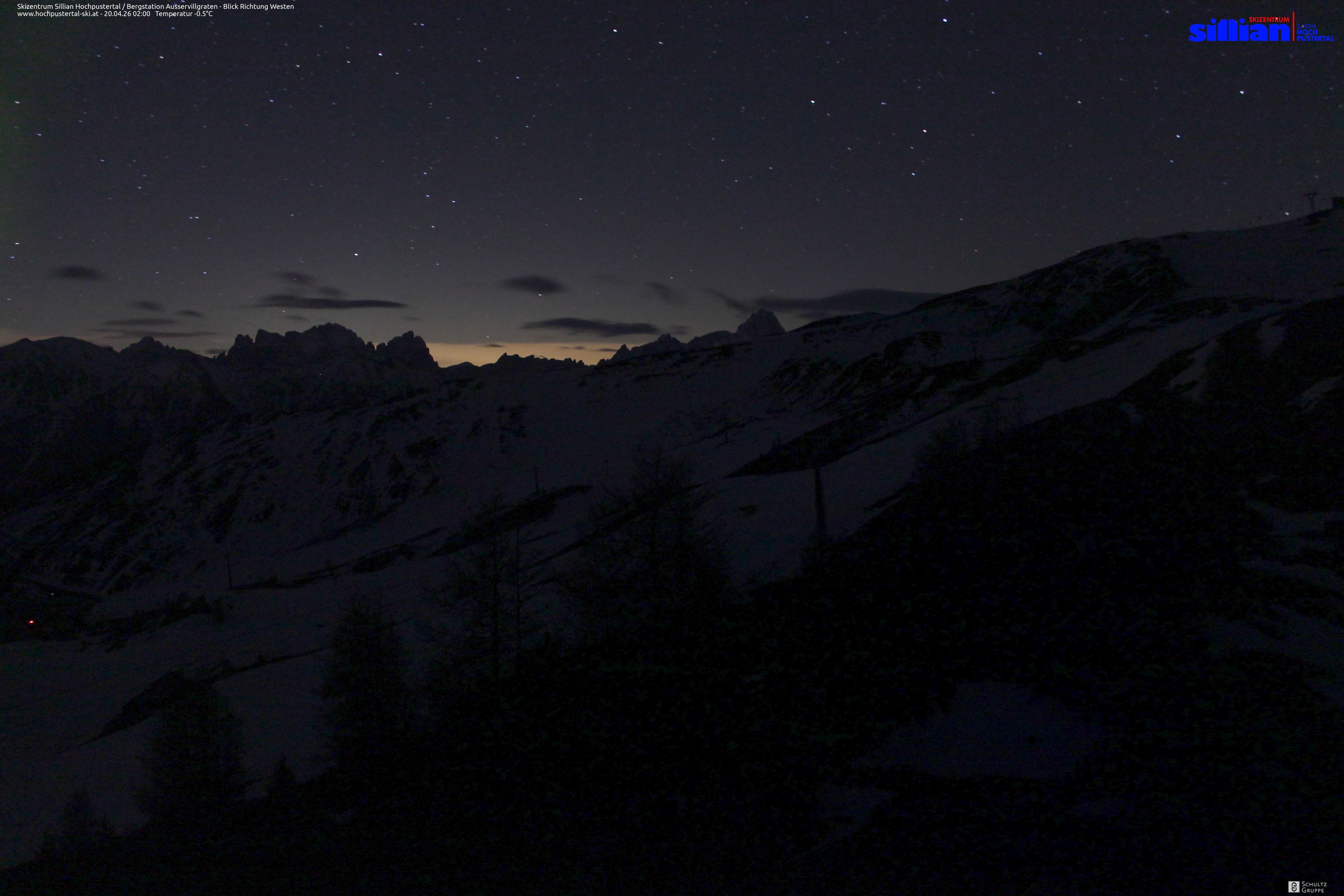 Archiv Foto Webcam Ausservillgraten im Thurntaler-Gebiet