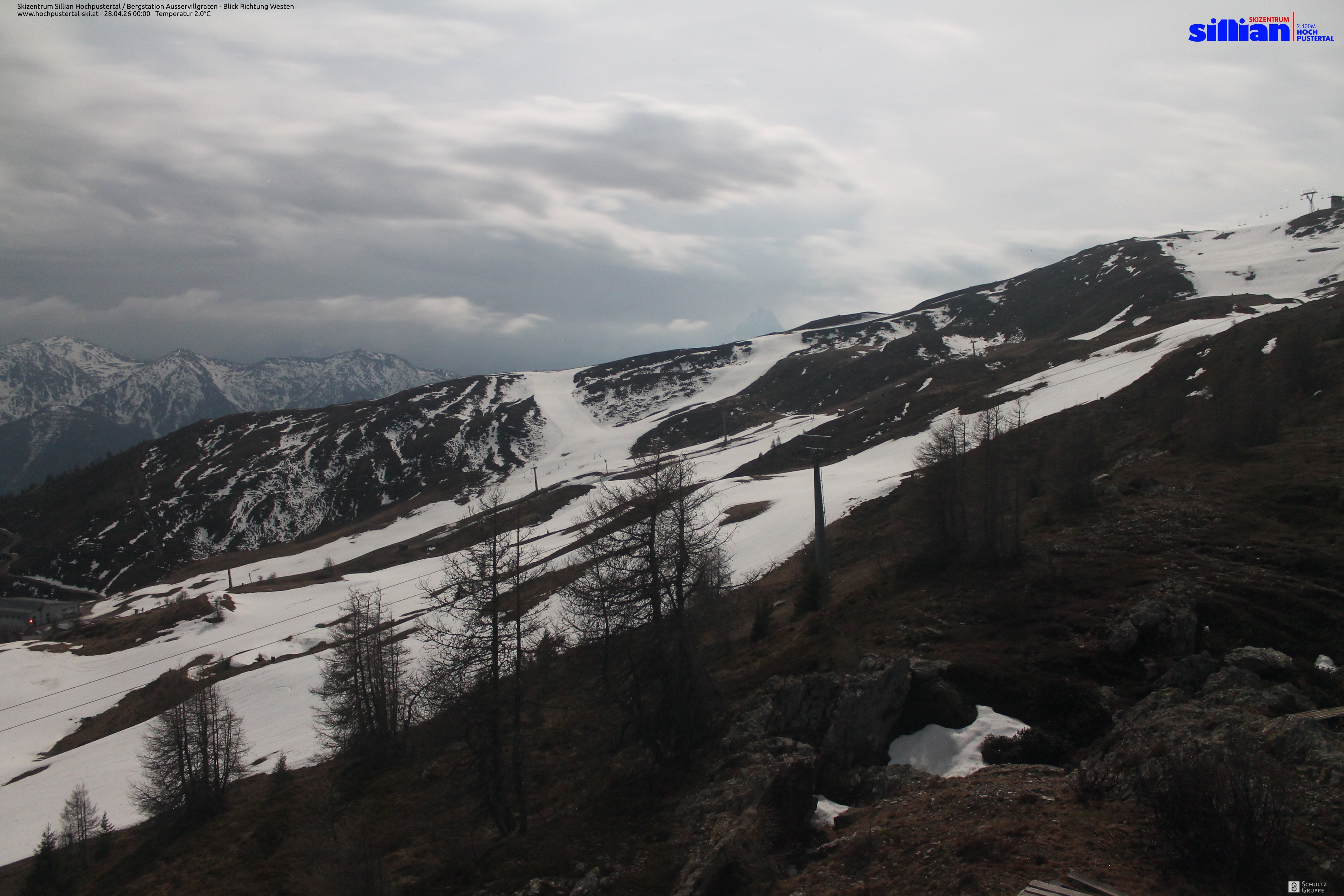 Archiv Foto Webcam Ausservillgraten im Thurntaler-Gebiet