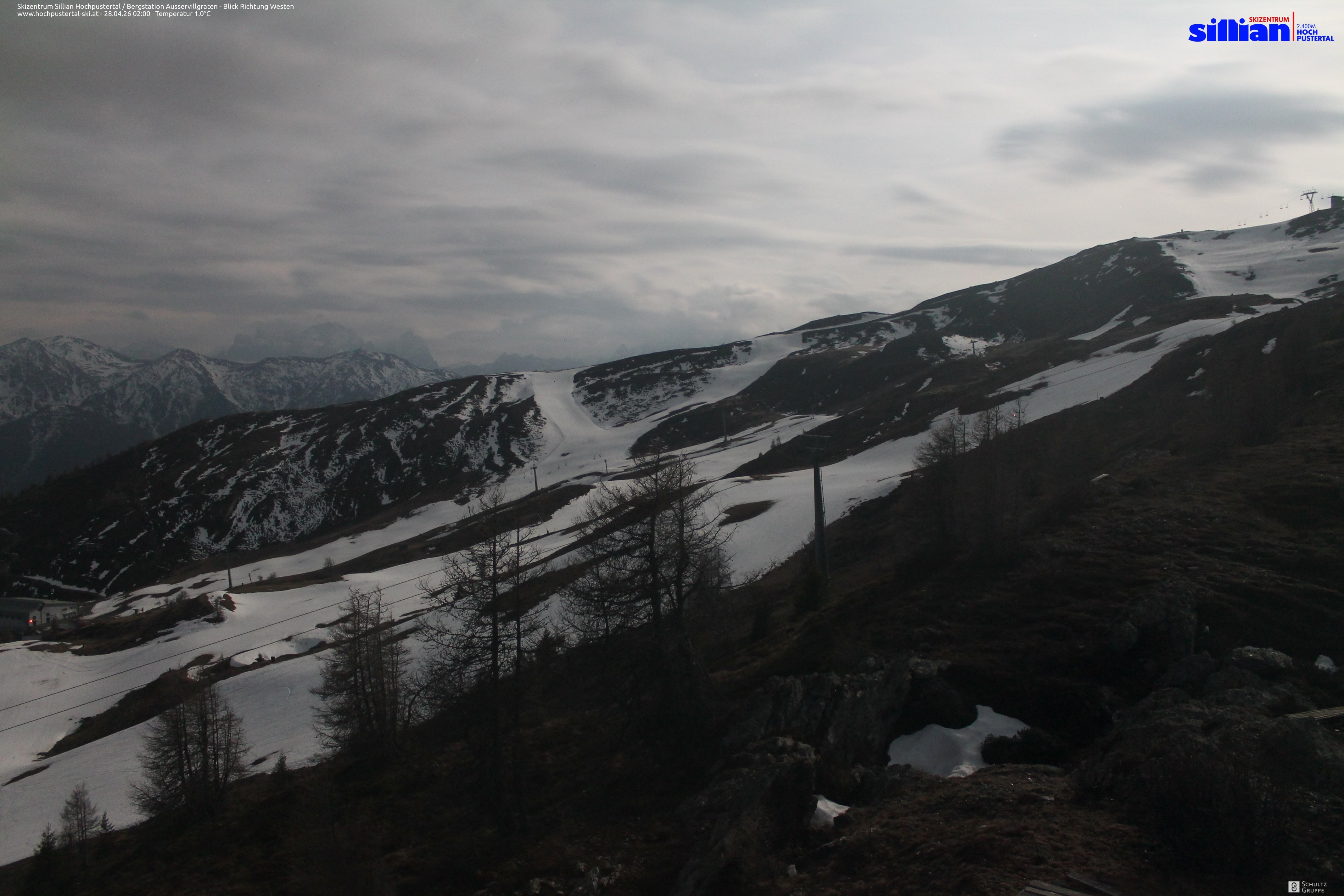 Archiv Foto Webcam Ausservillgraten im Thurntaler-Gebiet