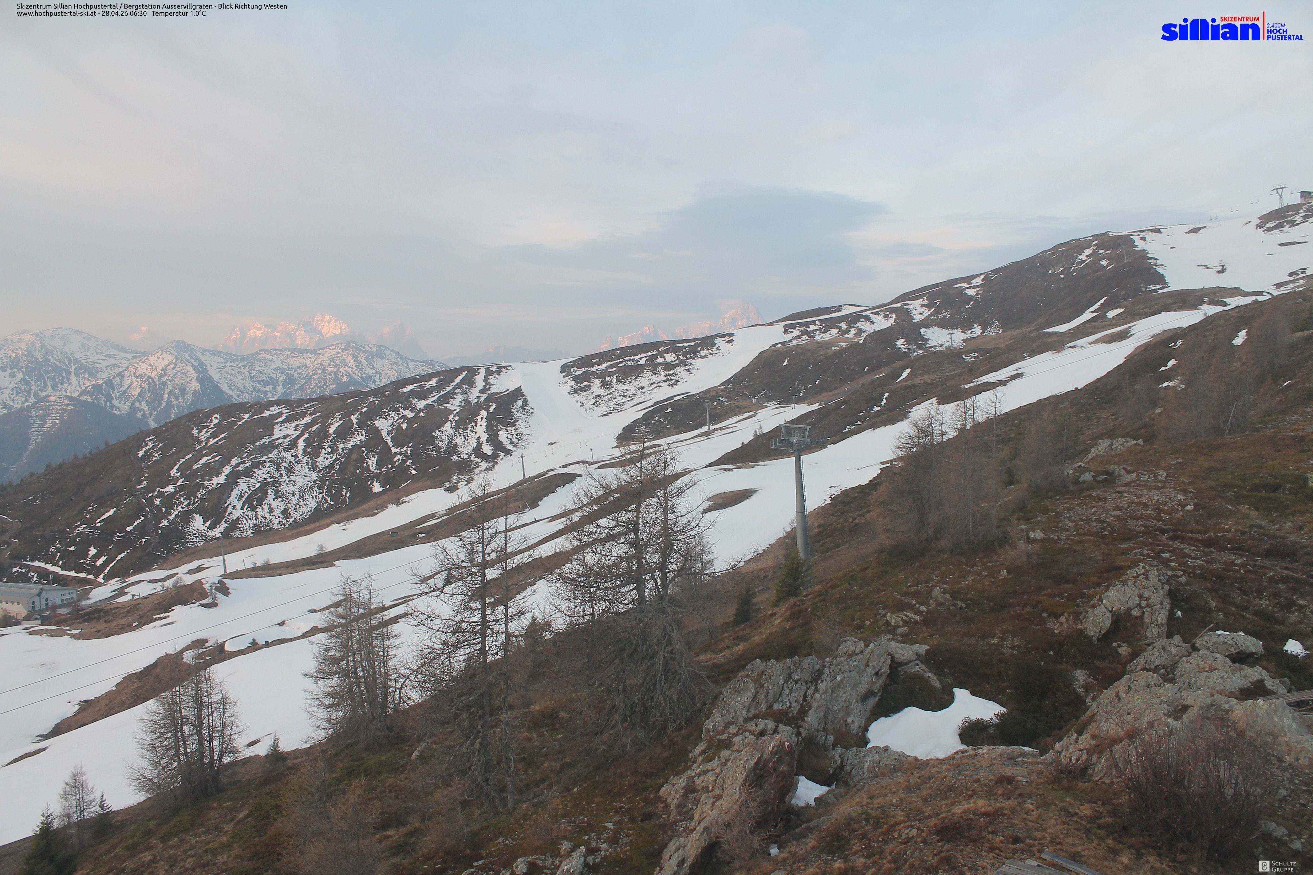 Archiv Foto Webcam Ausservillgraten im Thurntaler-Gebiet