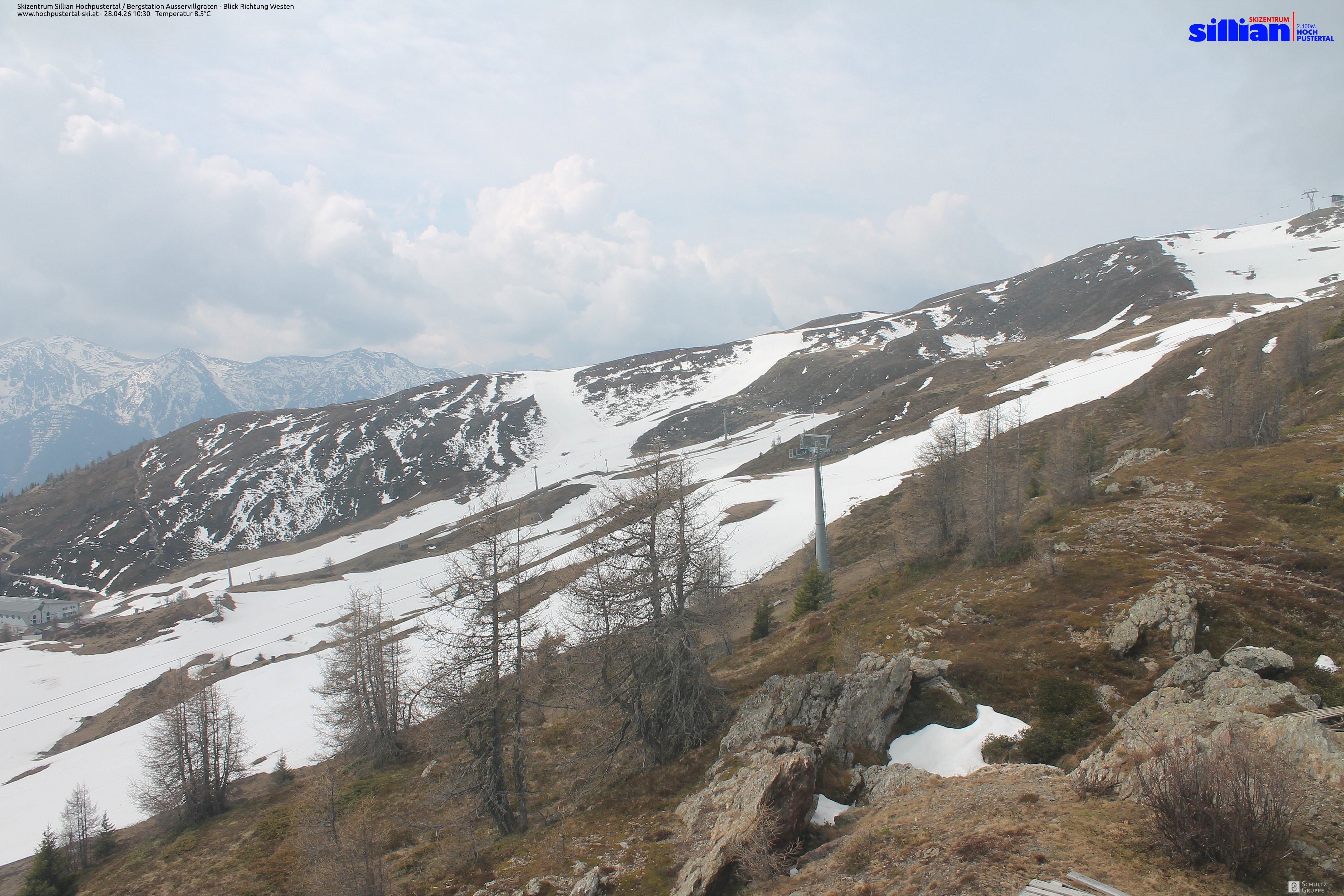 Archiv Foto Webcam Ausservillgraten im Thurntaler-Gebiet