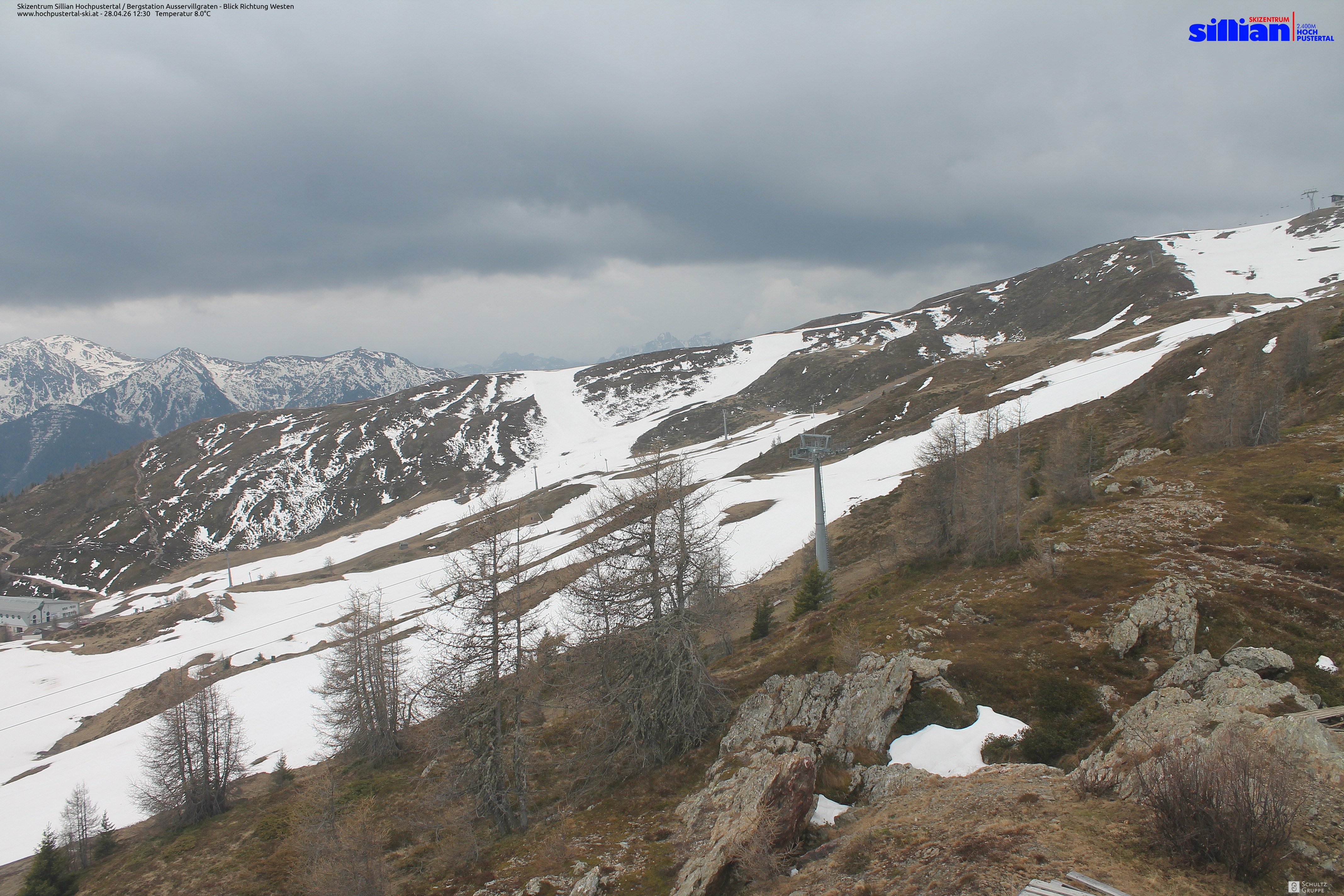 Archiv Foto Webcam Ausservillgraten im Thurntaler-Gebiet