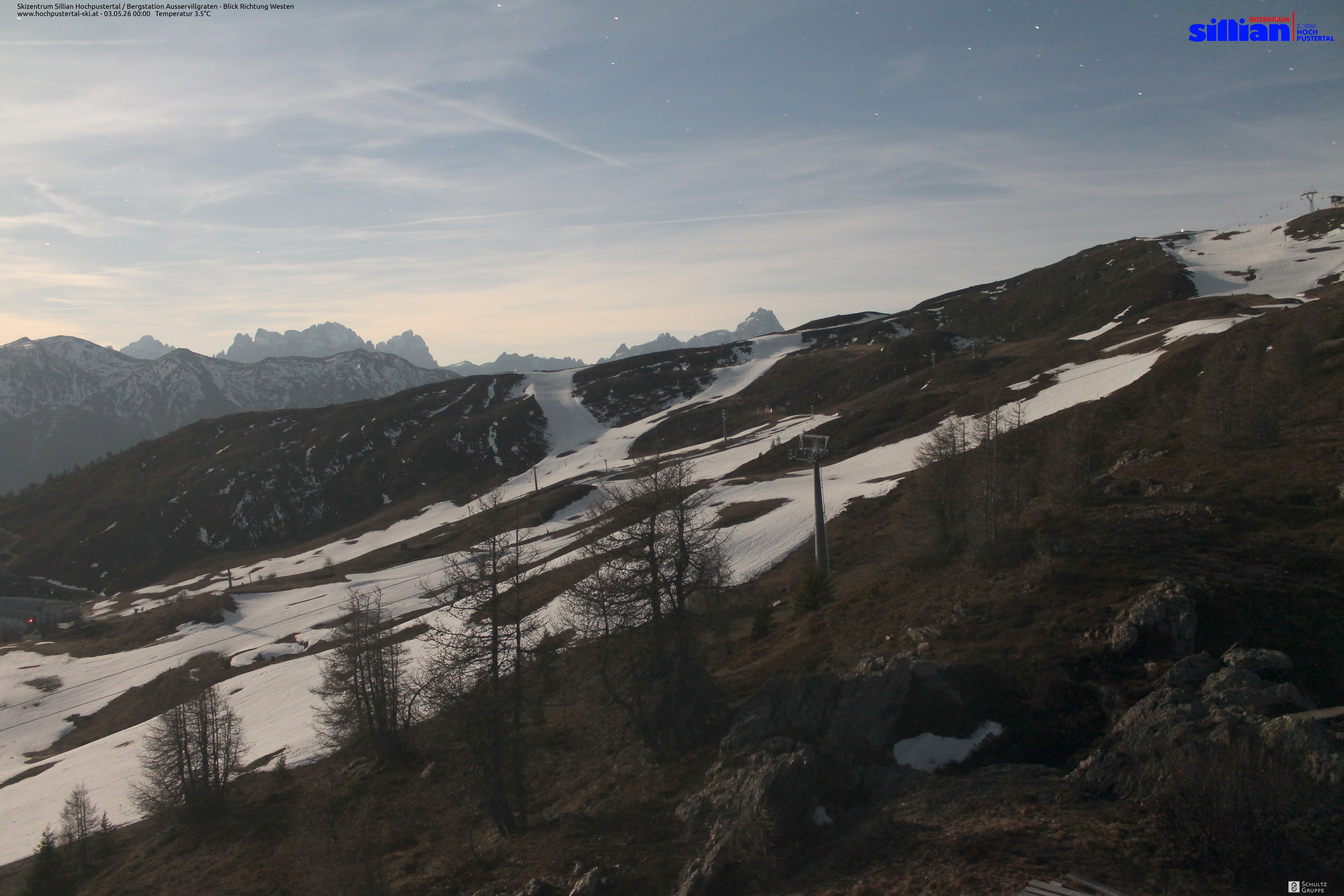 Archiv Foto Webcam Ausservillgraten im Thurntaler-Gebiet