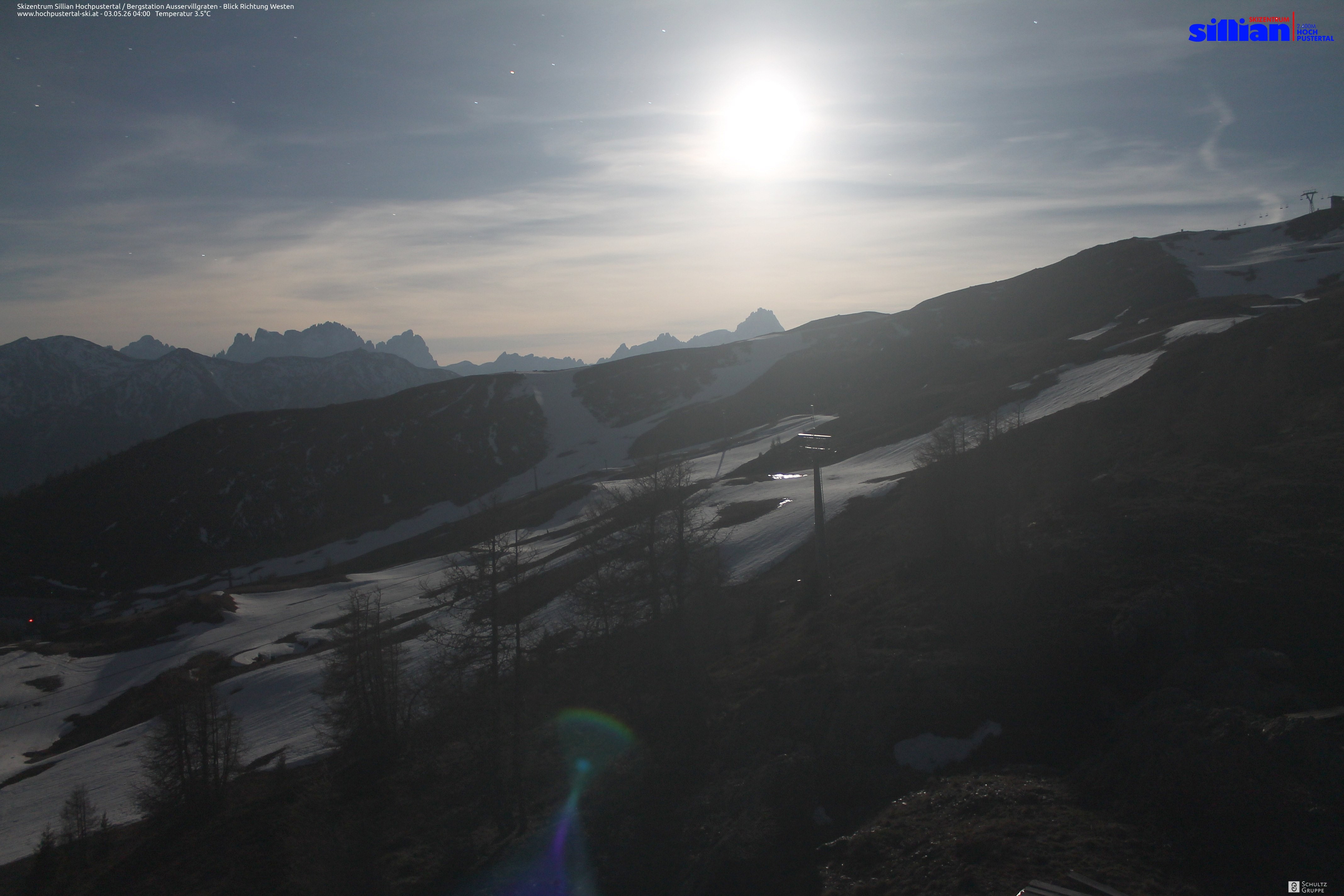 Archiv Foto Webcam Ausservillgraten im Thurntaler-Gebiet