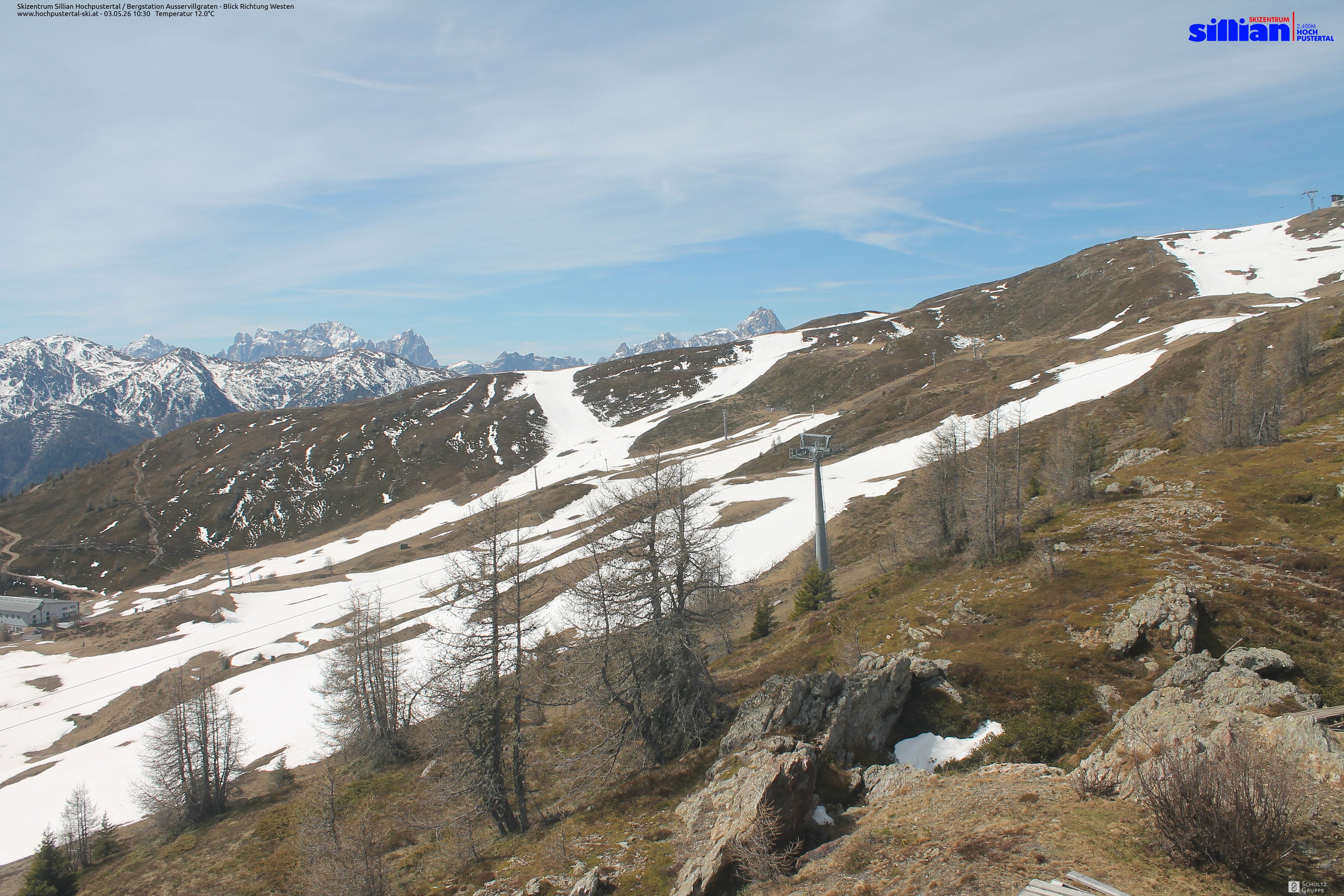 Archiv Foto Webcam Ausservillgraten im Thurntaler-Gebiet