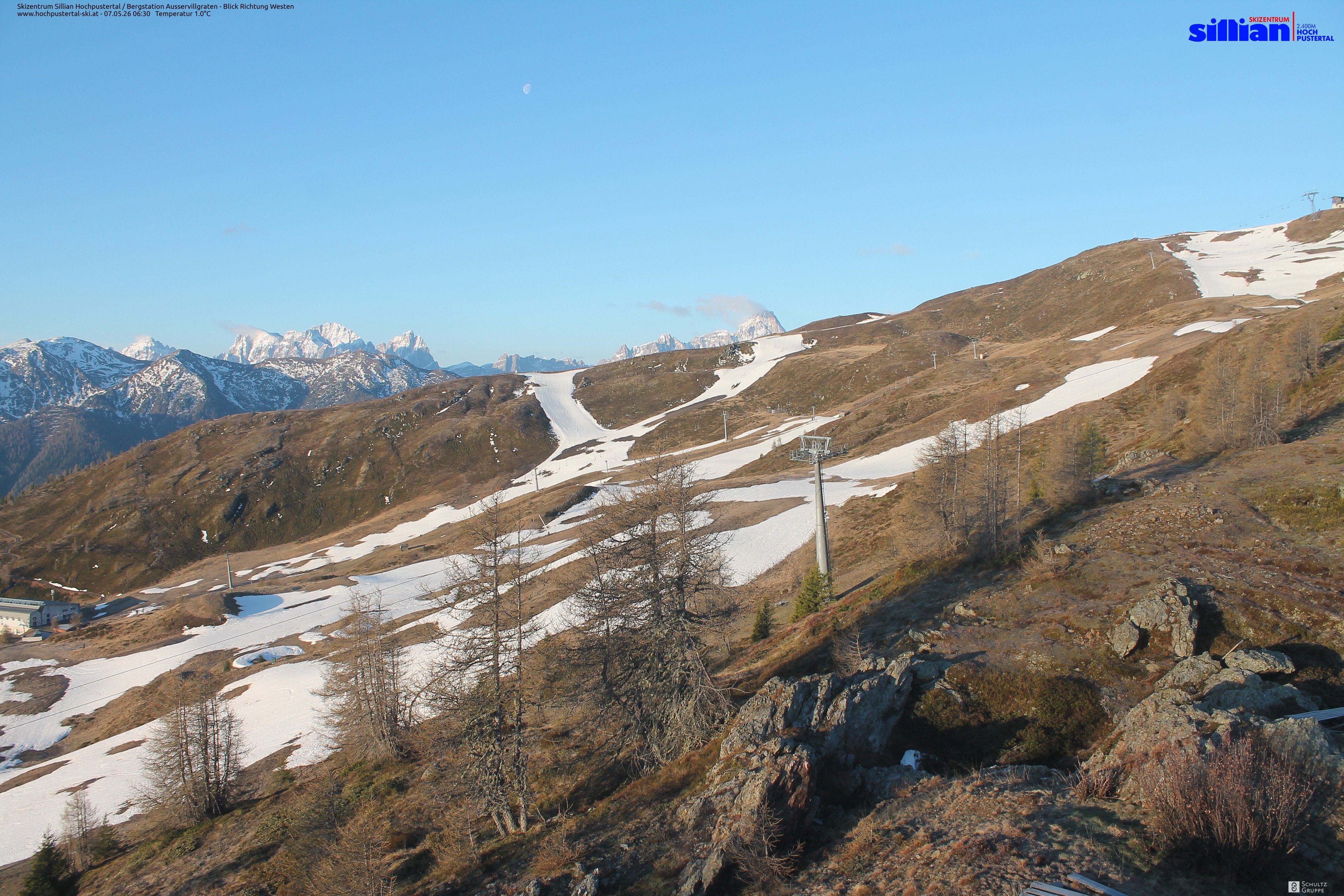 Archiv Foto Webcam Ausservillgraten im Thurntaler-Gebiet