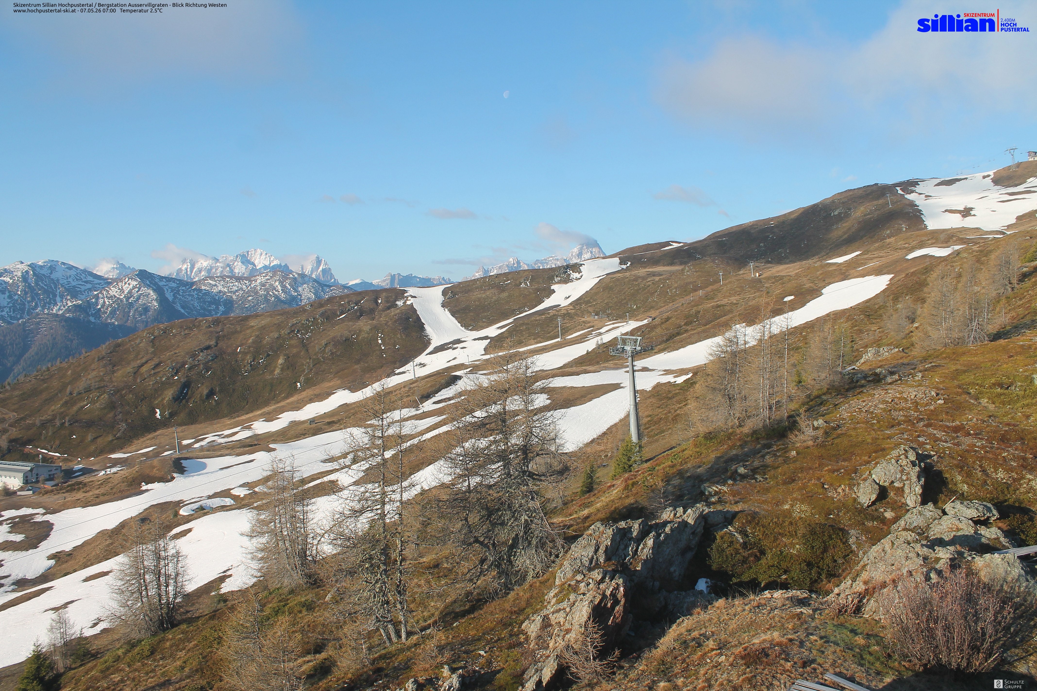 Archiv Foto Webcam Ausservillgraten im Thurntaler-Gebiet