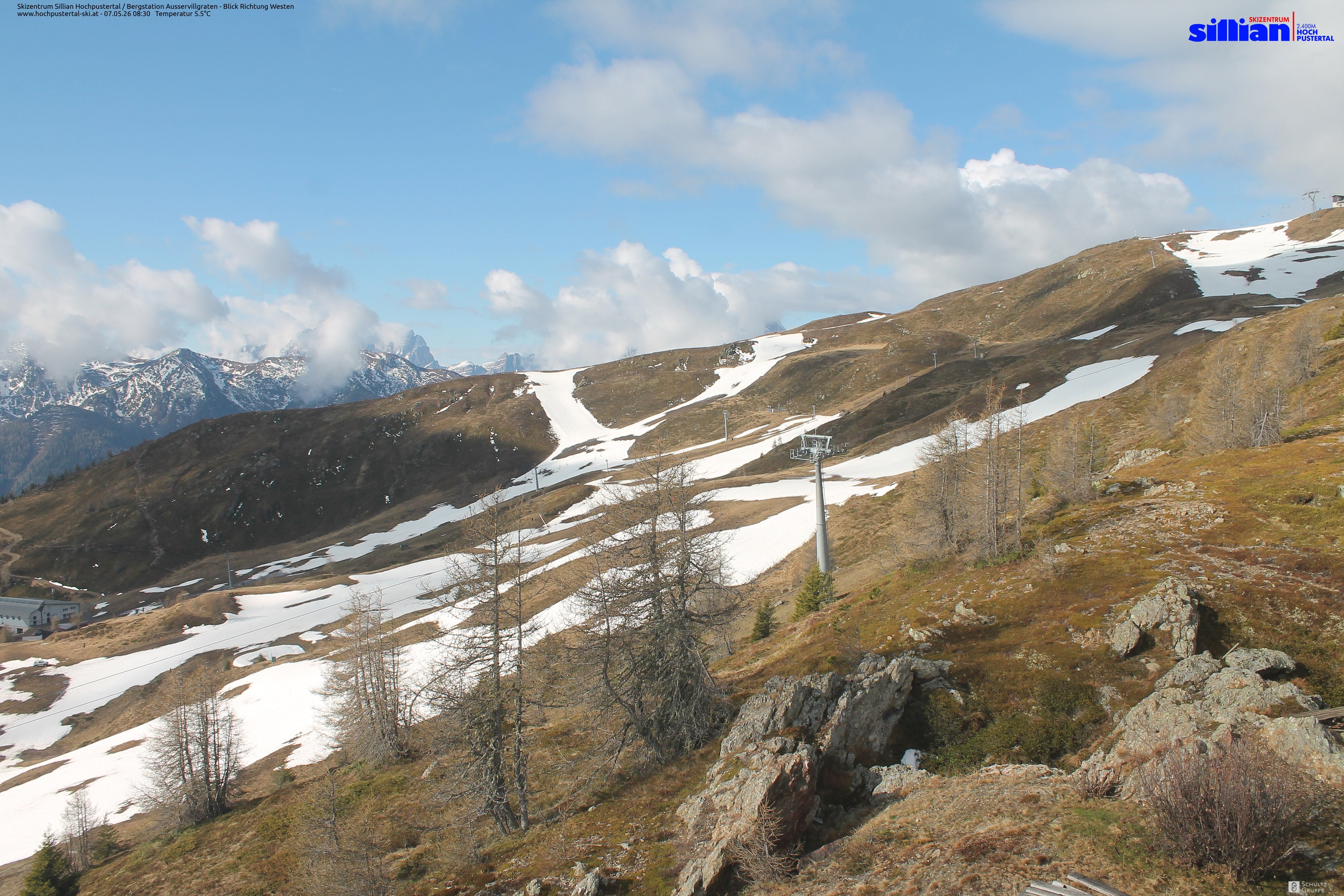Archiv Foto Webcam Ausservillgraten im Thurntaler-Gebiet